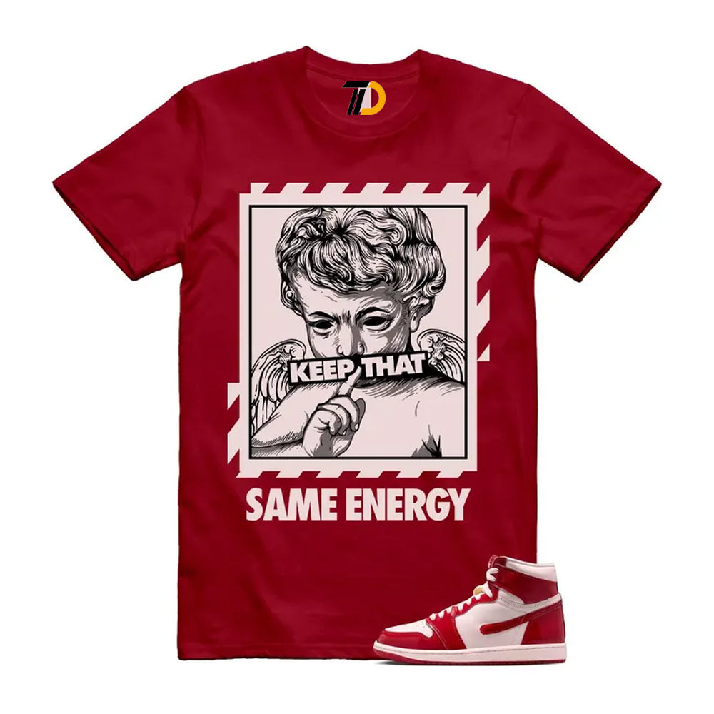 1 Nails & Grails University Red Light Soft Pink High Shirt To Match Energy T-Shirt 2026