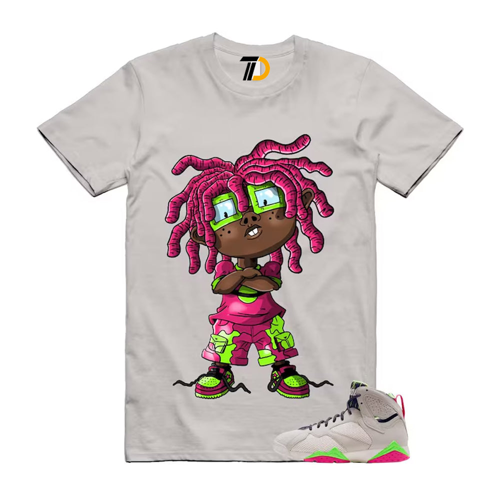 7 Tennis Day Pink Lime Blast Black Phantom Anthracite Shirt To Match Chongo T-Shirt 2026