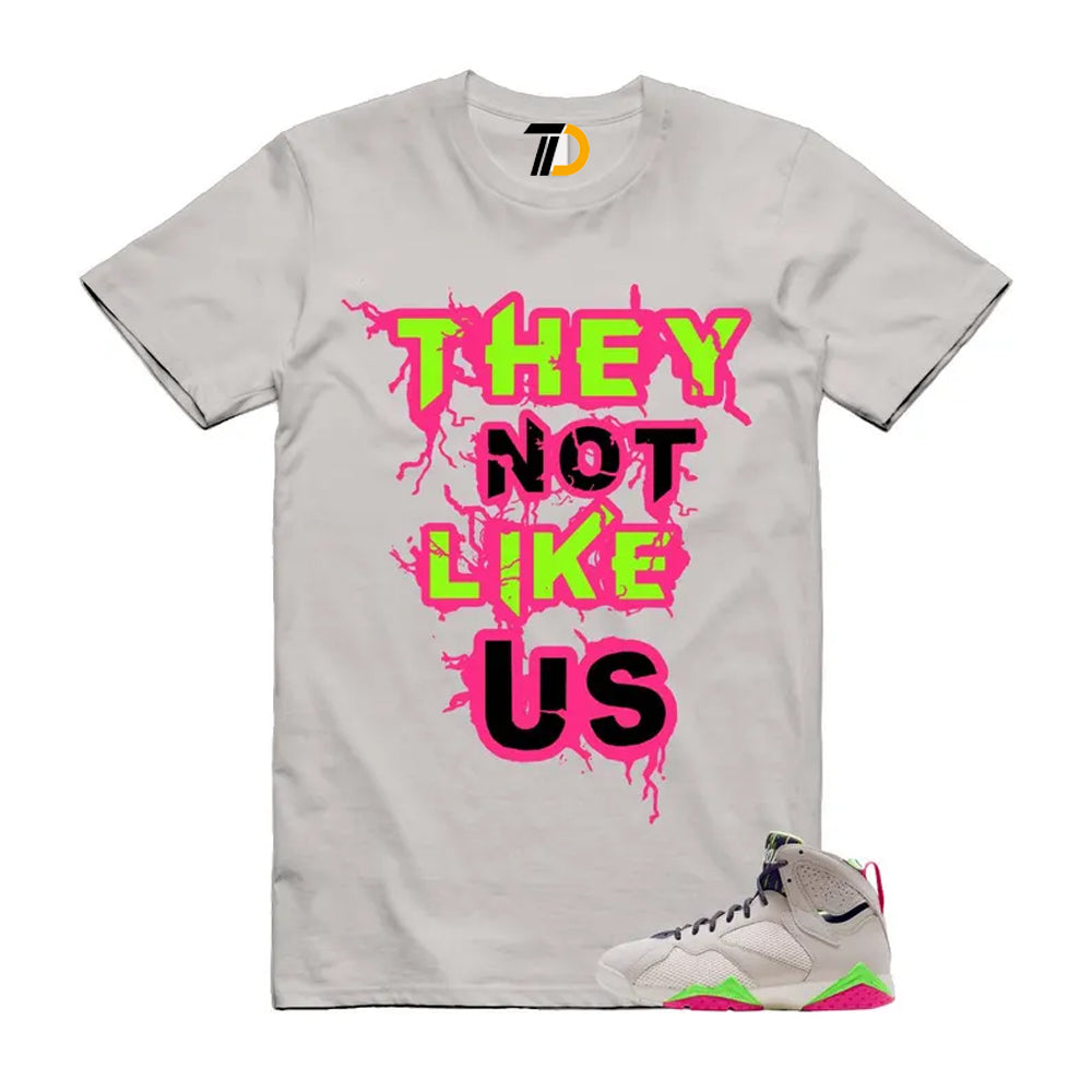 7 Tennis Day Pink Lime Blast Black Phantom Anthracite Shirt To Match They Not Like Us T-Shirt 2026