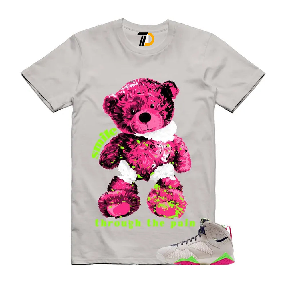 7 Tennis Day Pink Lime Blast Black Phantom Anthracite Shirt To Match Smile Through The Pain T-Shirt 2026