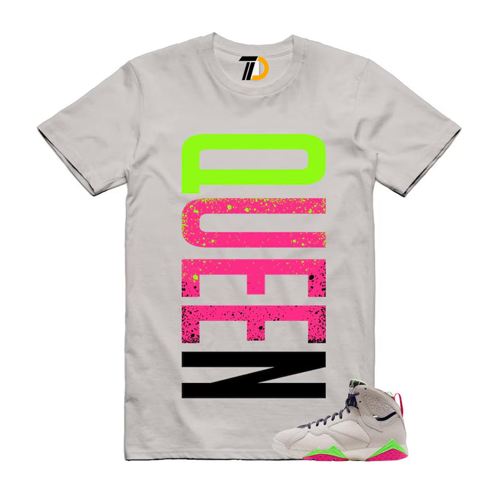 7 Tennis Day Pink Lime Blast Black Phantom Anthracite Shirt To Match Queen T-Shirt 2026
