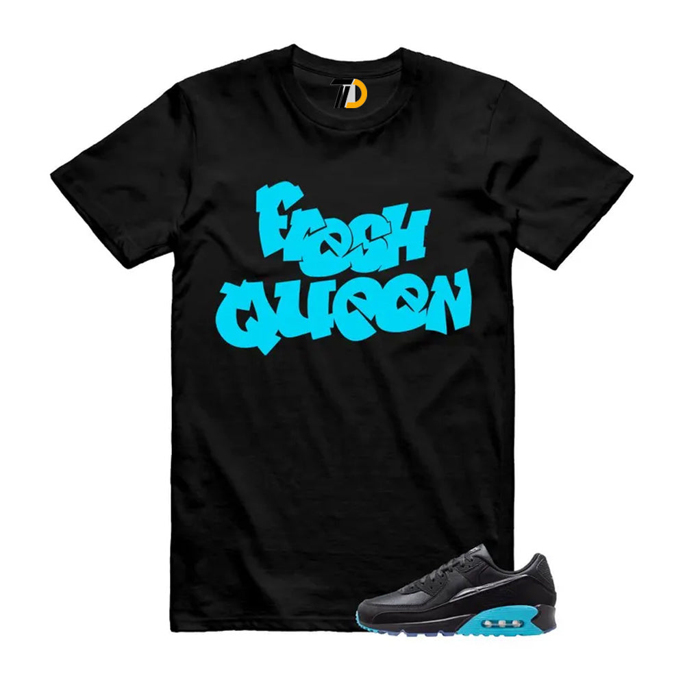 Air Max 90 Gamma Blue Black Premium Scorpion Shirt To Match Fresh Queen Streetwear T-Shirt 2026