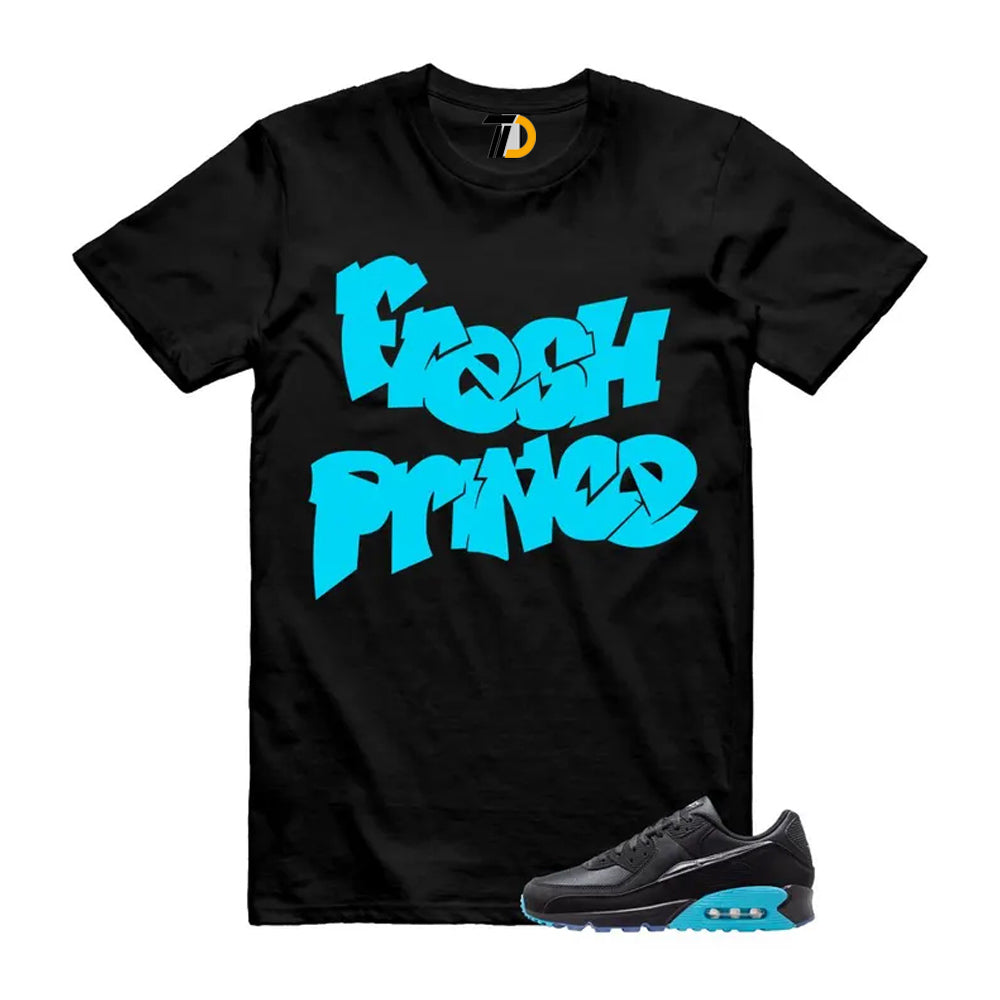 Air Max 90 Gamma Blue Black Premium Scorpion Shirt To Match Fresh Prince Streetwear T-Shirt 2026
