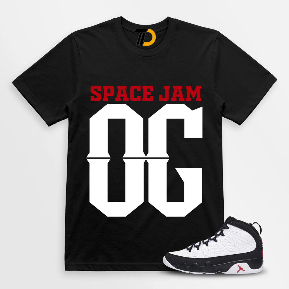 AJ 9 OG Space Jam Shirt To Match Space Jam 9s, OG Space Jam Streetwear T-Shirt 2026