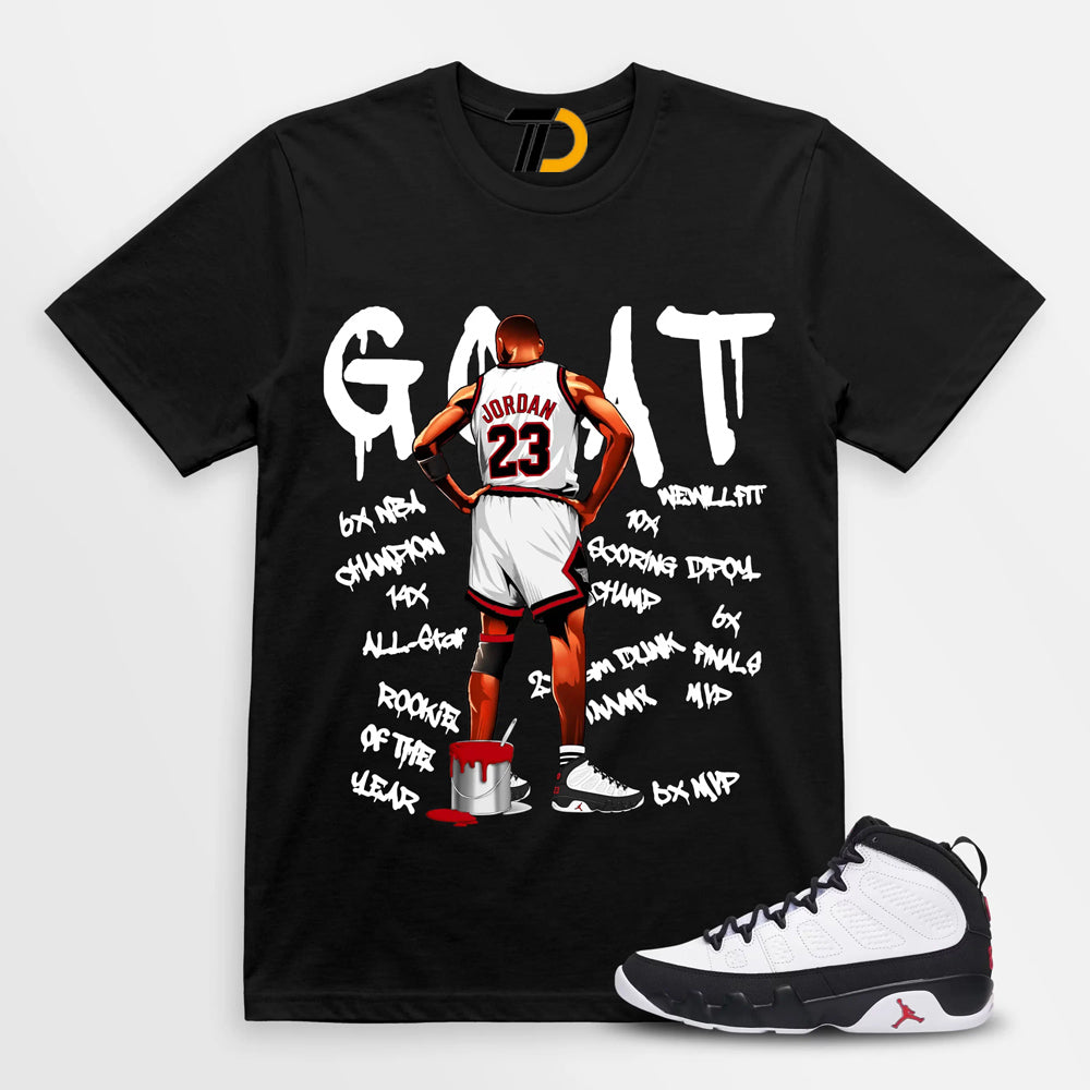 AJ 9 OG Space Jam Shirt To Match Space Jam 9s, Goat Streetwear T-Shirt 2026
