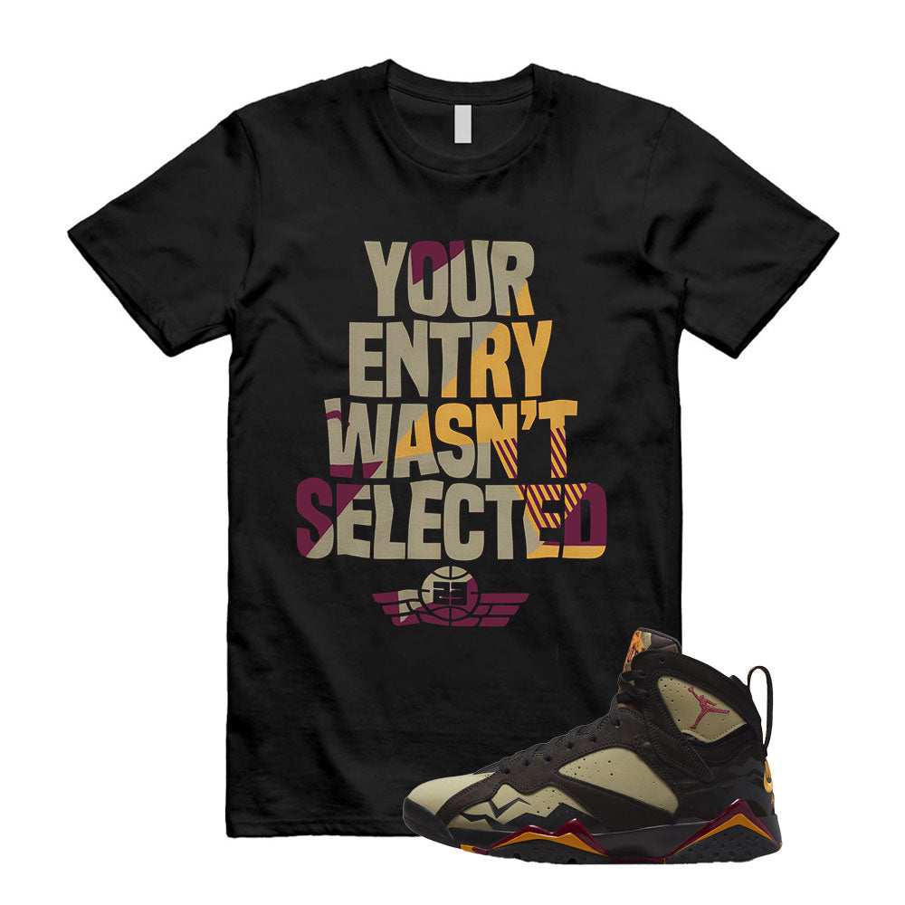 Air Jordan 7 Retro Black Olive Shirt to Match Your Entry Wasn’t Selected DN9782-001 Match Sneaker Tee