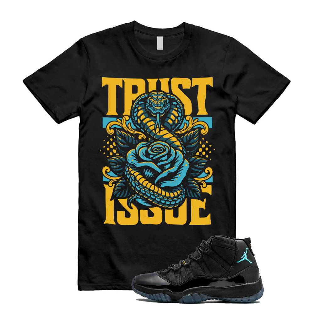 Jordan 11 Gamma Trust Issue Snack and Flower Shirt to Match Snake 2025