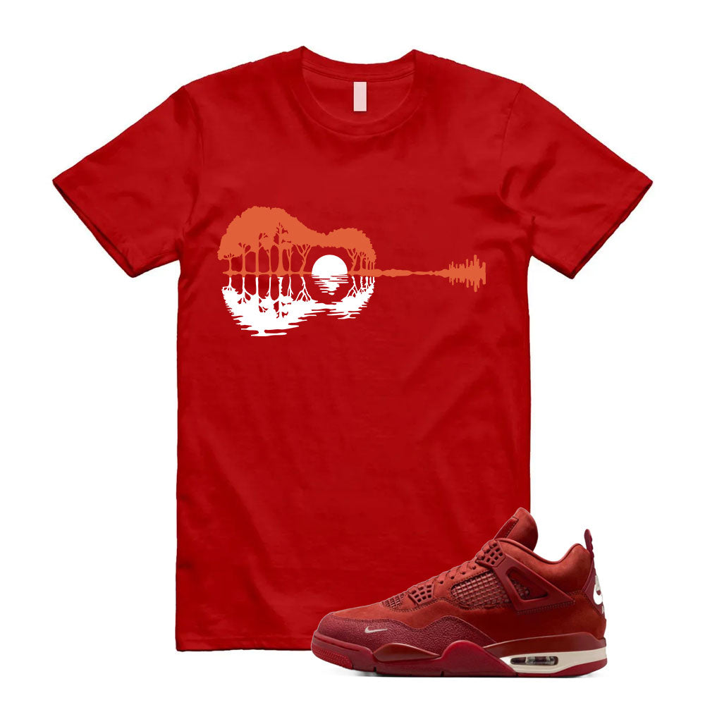 Jordan 4 Brick By Brick T Shirt Match Guitar T-Shirt 2025
