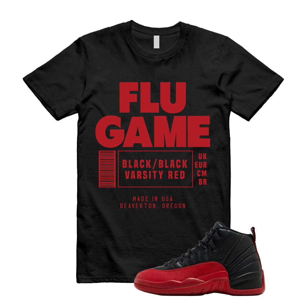 Jordan 12 Retro Flu Game Shirt to Match Flu Game T-shirt