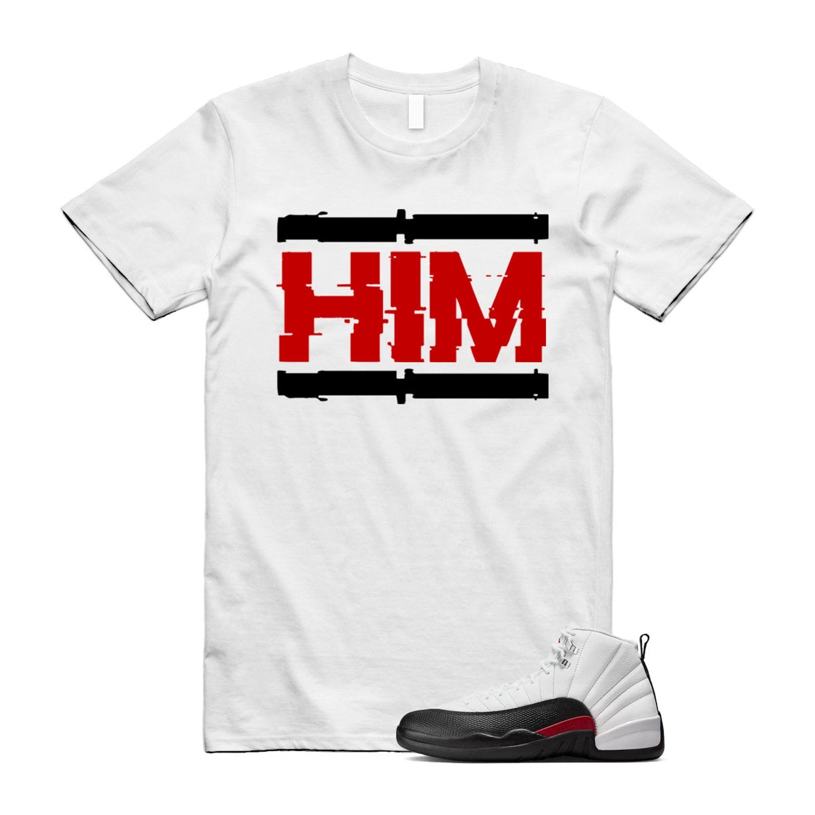 12 Taxi Flip White Gym Red Black Shirt To Match Him T-Shirt 2024