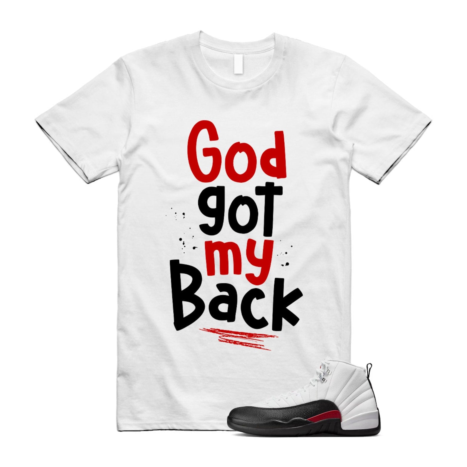 12 Taxi Flip White Gym Red Black Shirt To Match God T-Shirt 2024