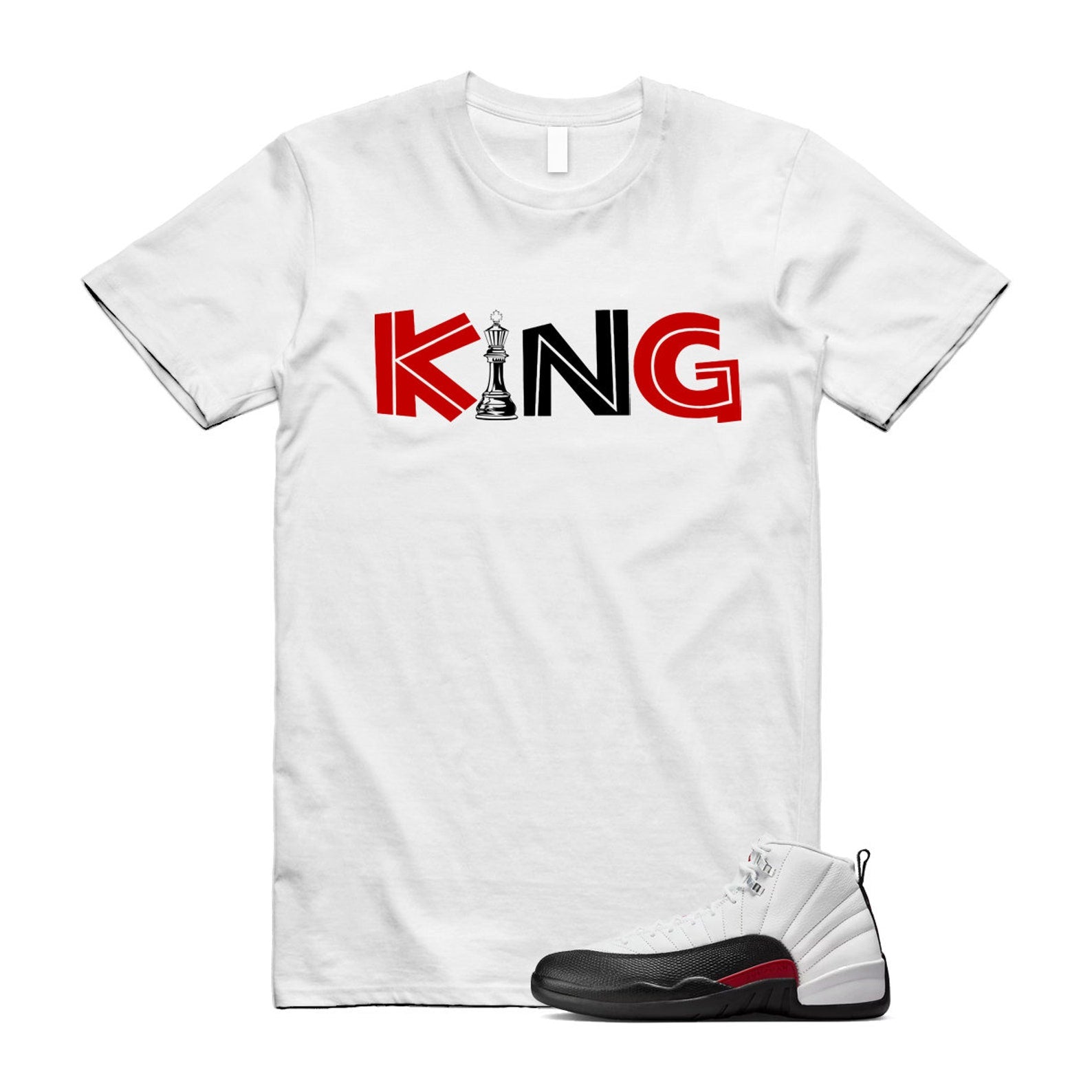 12 Taxi Flip White Gym Red Black Shirt To Match King T-Shirt 2024