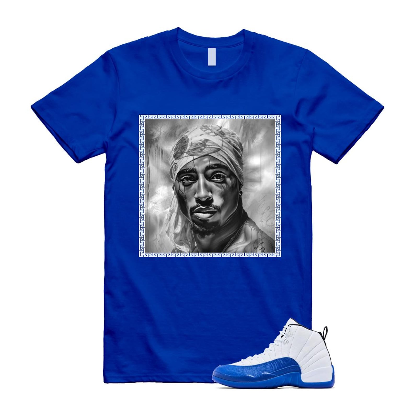 12 Blueberry Game Royal Blue White Black Shirt To Match Pac T-Shirt 2024