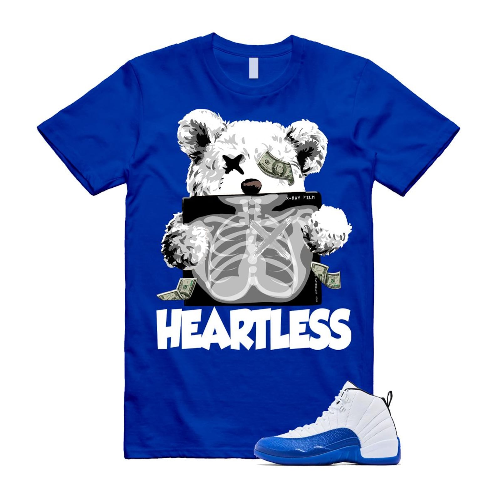 12 Blueberry Game Royal Blue White Black Shirt To Match Heart T-Shirt 2024