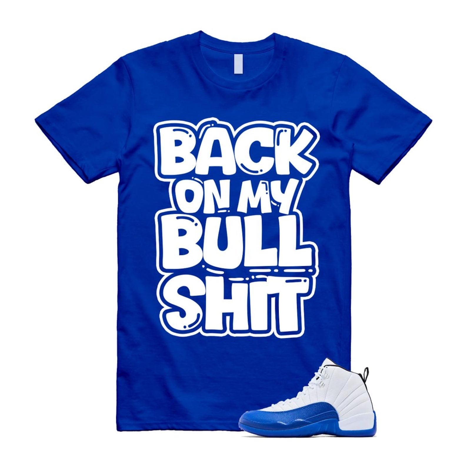 12 Blueberry Game Royal Blue White Black Shirt To Match Bull T-Shirt 2024