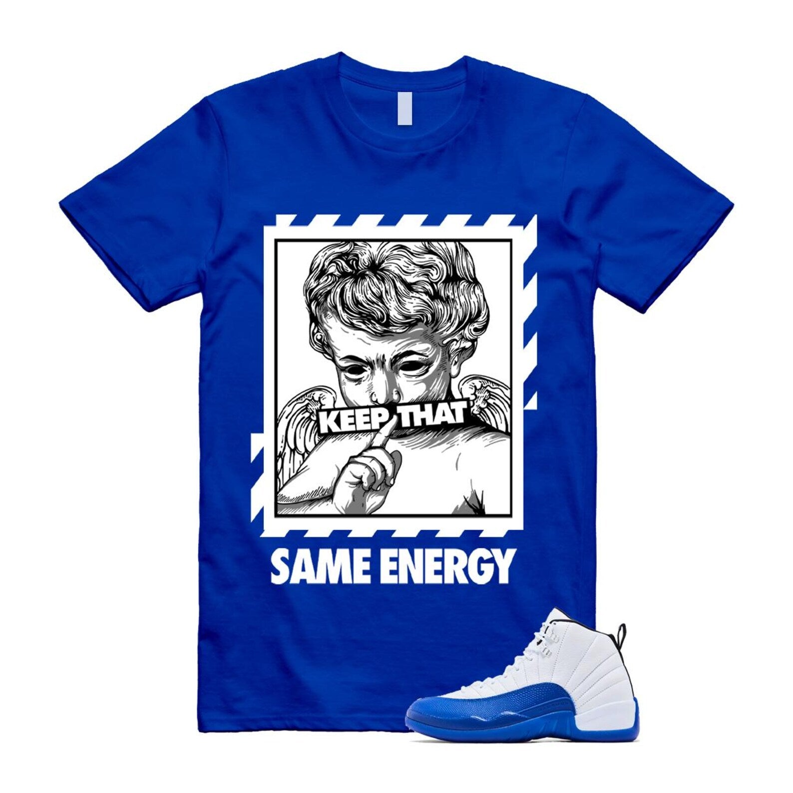 12 Blueberry Game Royal Blue White Black Shirt To Match Same Energy T-Shirt 2024