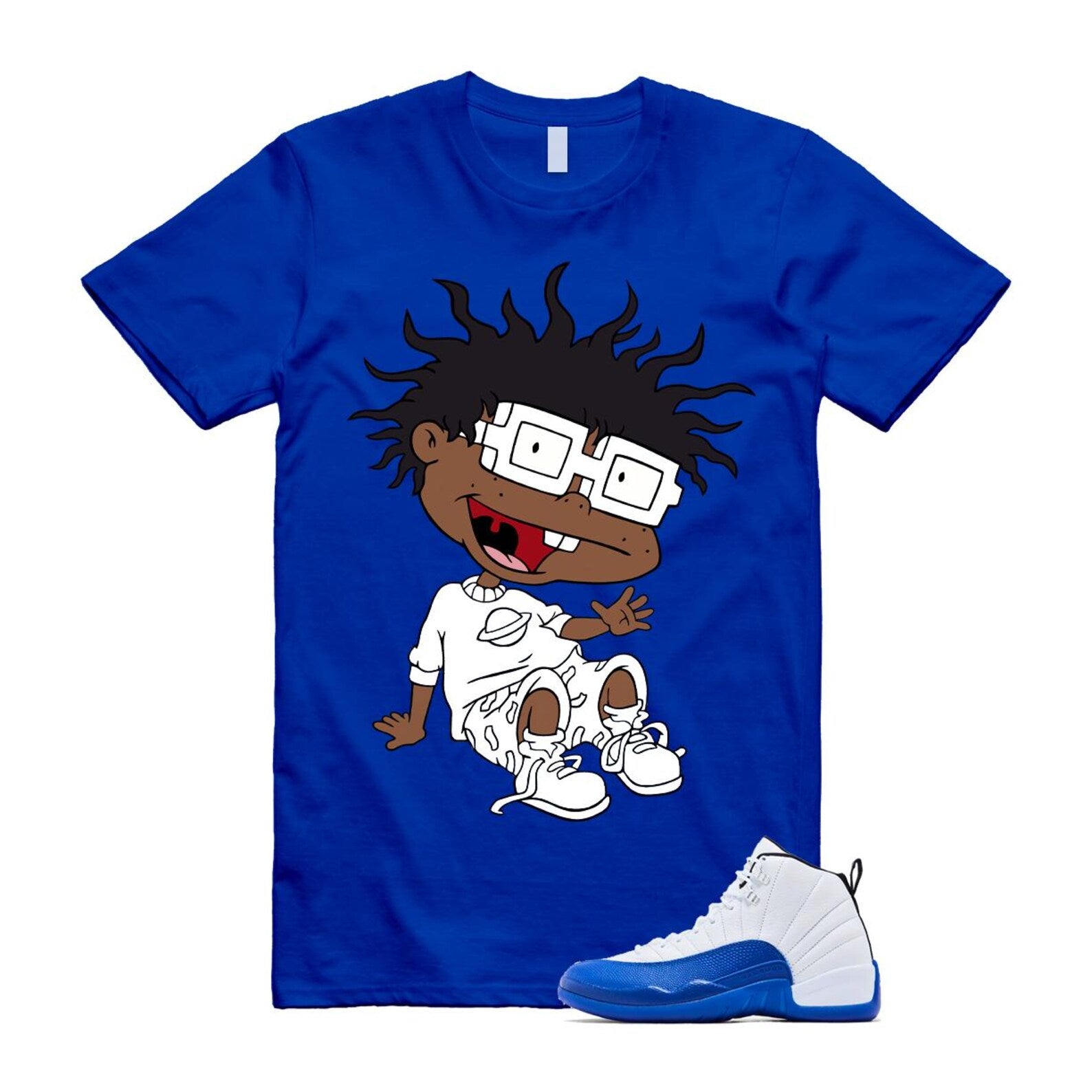 12 Blueberry Game Royal Blue White Black Shirt To Match Finster T-Shirt 2024