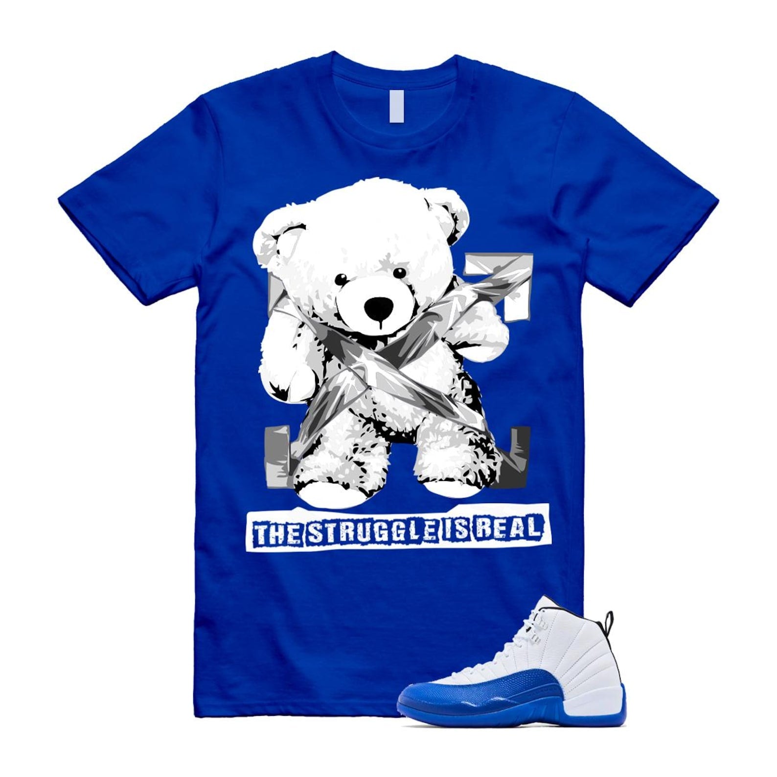 12 Blueberry Game Royal Blue White Black Shirt To Match Strug T-Shirt 2024