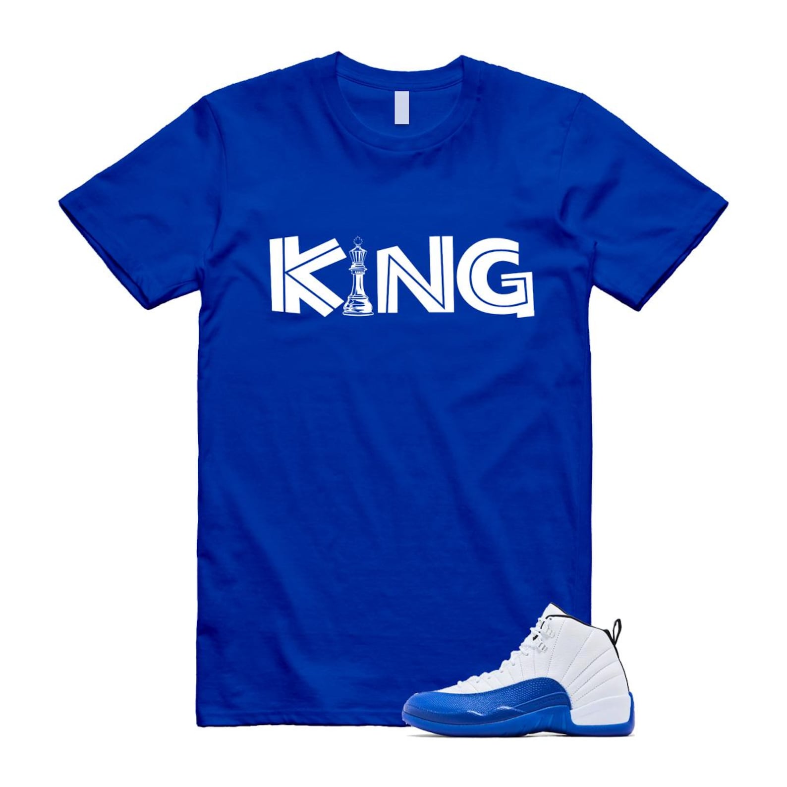 12 Blueberry Game Royal Blue White Black Shirt To Match King T-Shirt 2024