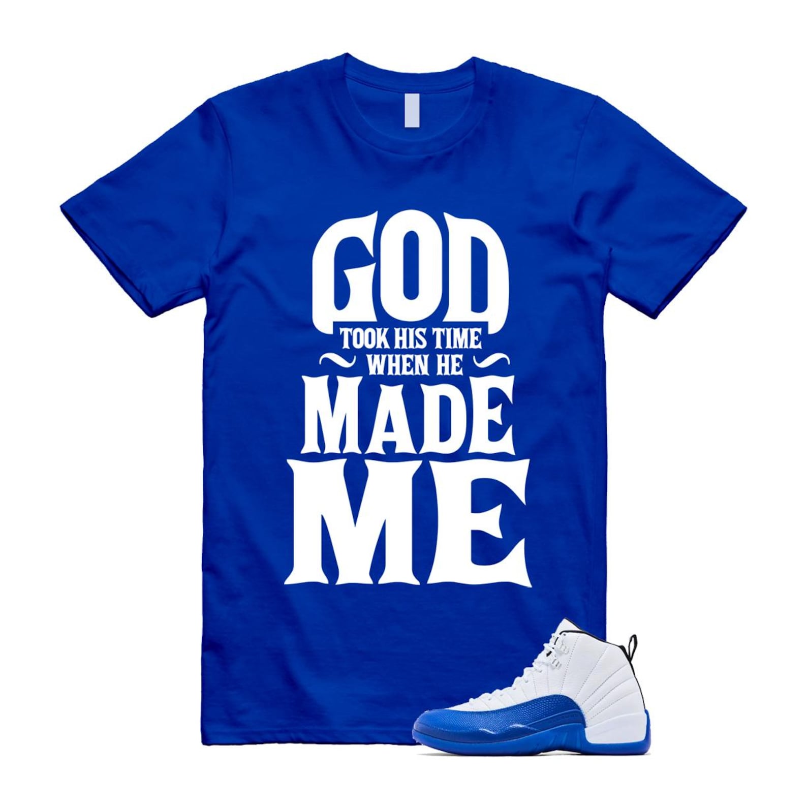 12 Blueberry Game Royal Blue White Black Shirt To Match Make Me T-Shirt 2024