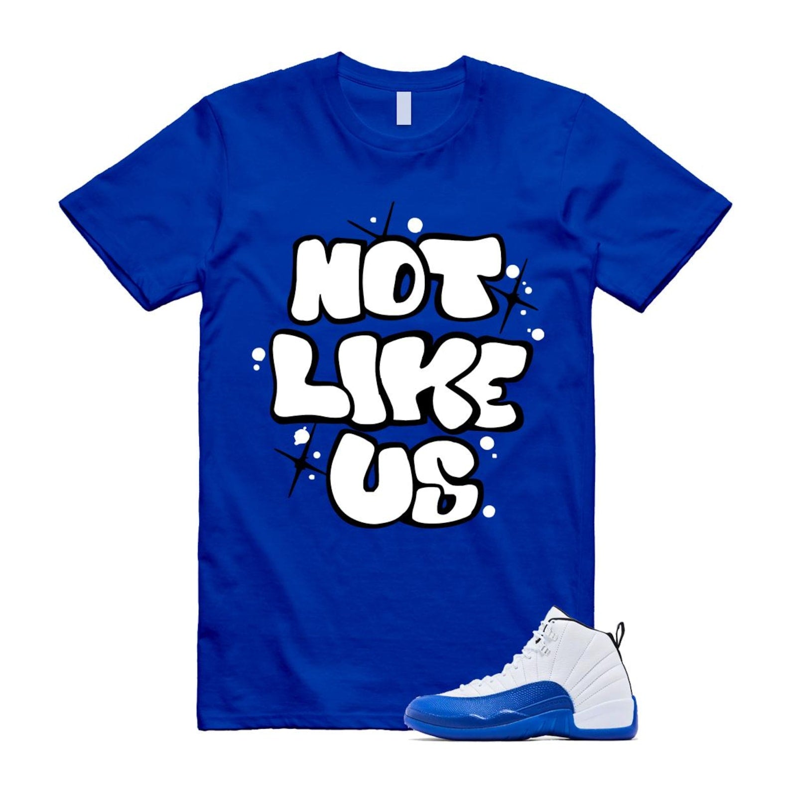 12 Blueberry Game Royal Blue White Black Shirt To Match Not Like Us T-Shirt 2024