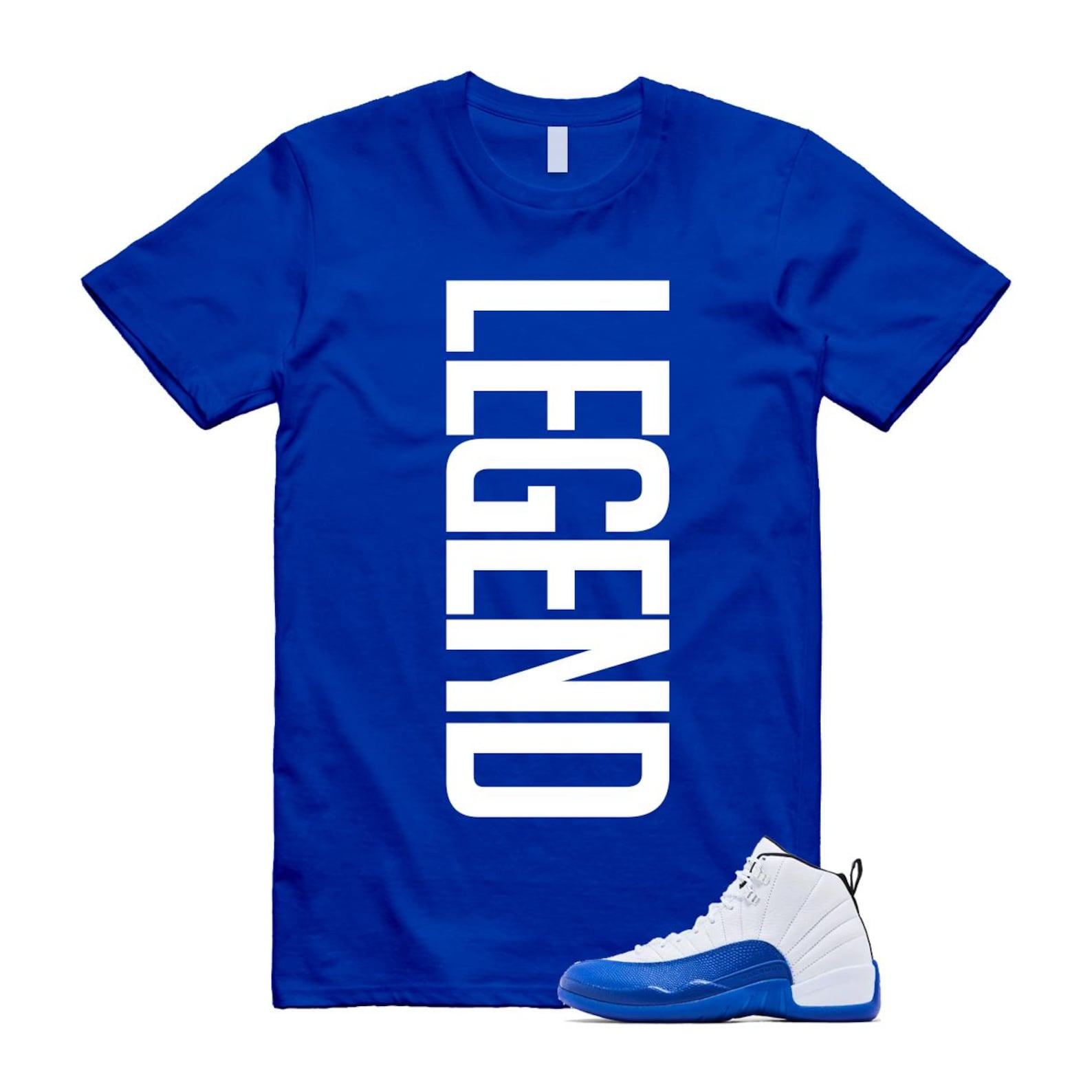12 Blueberry Game Royal Blue White Black Shirt To Match Legend T-Shirt 2024