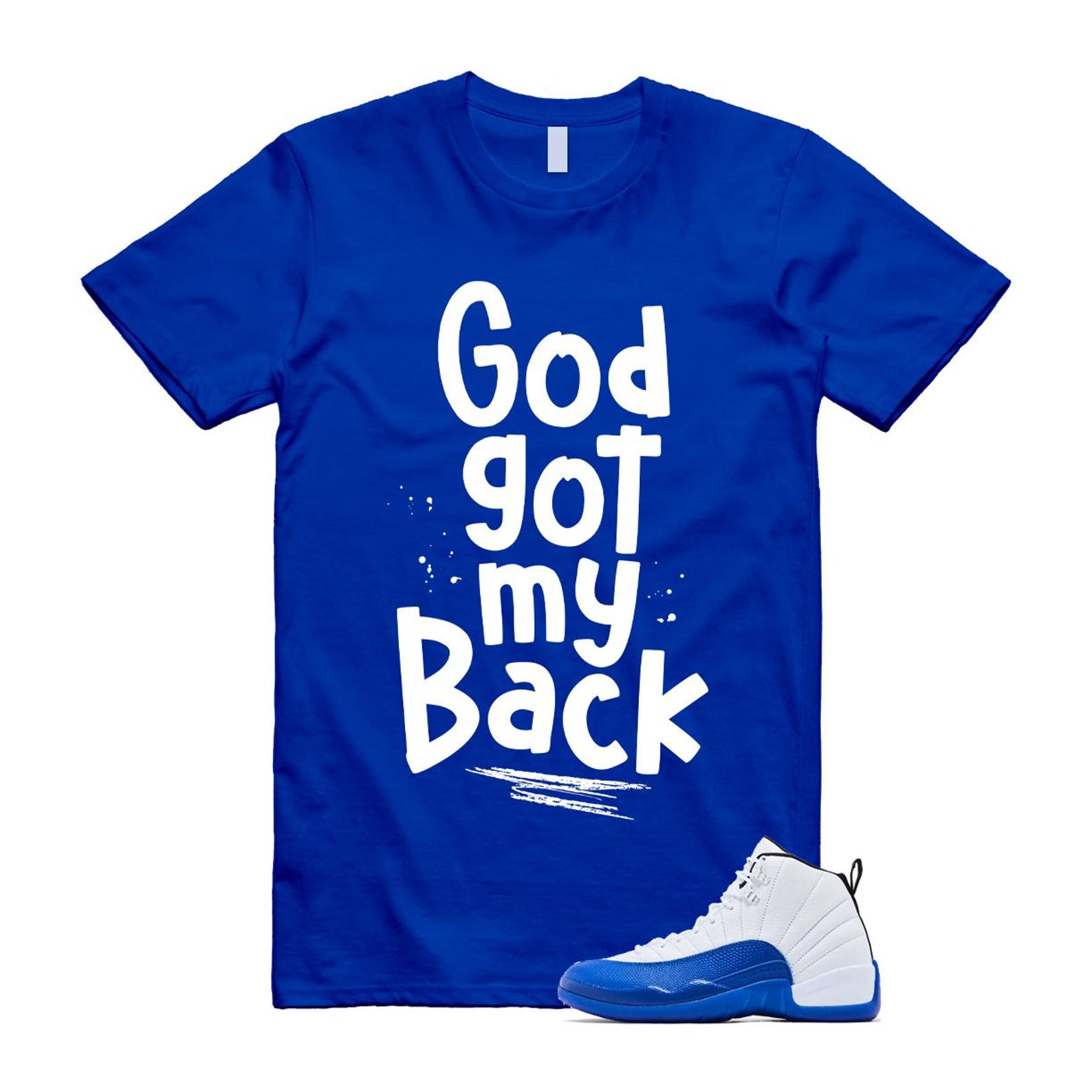12 Blueberry Game Royal Blue White Black Shirt To Match God T-Shirt 2024