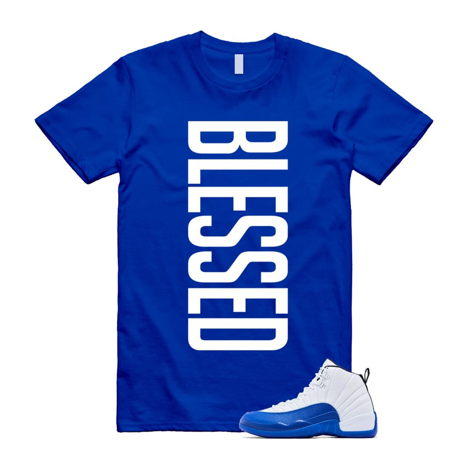 12 Blueberry Game Royal Blue White Black Shirt To Match Vertbls T-Shirt 2024