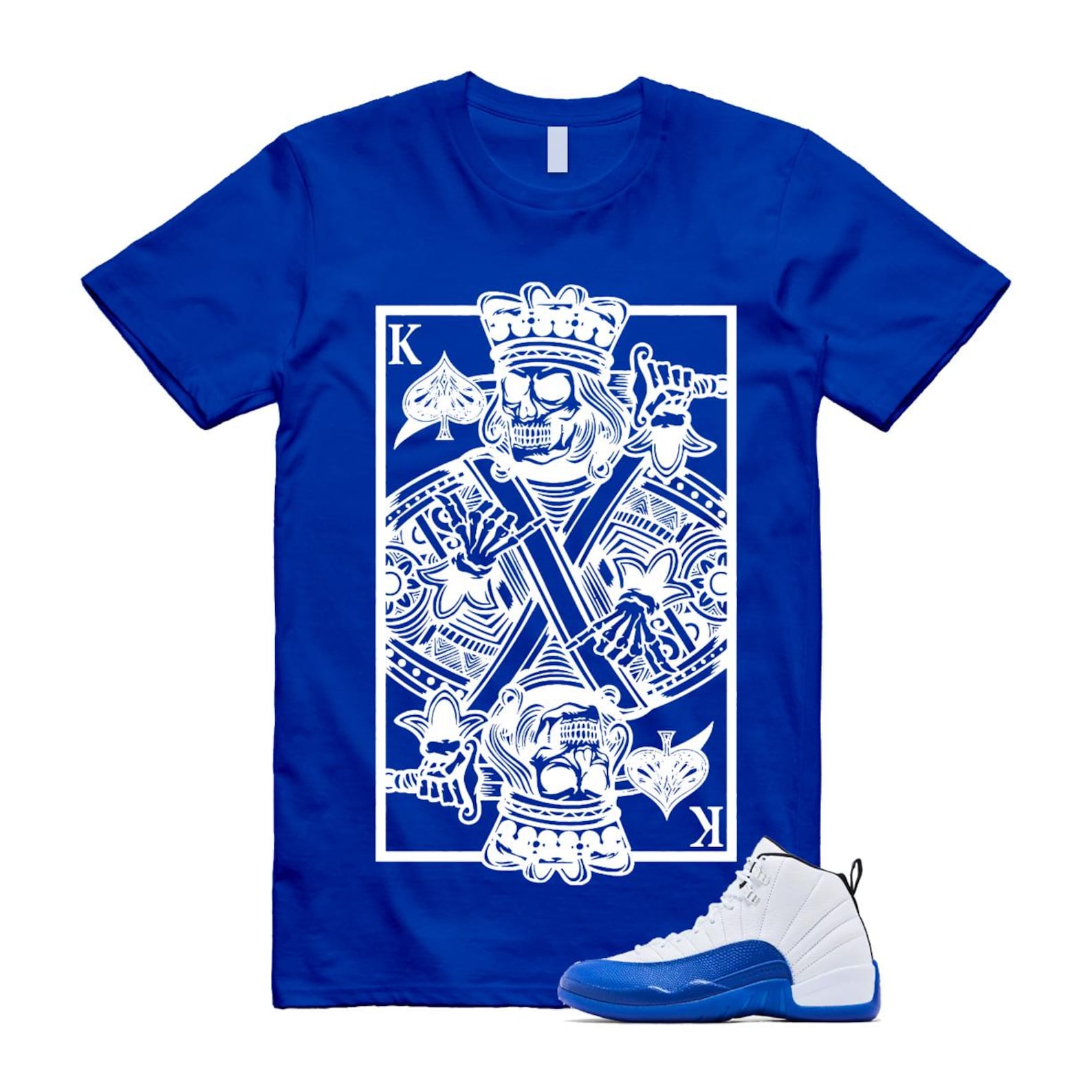 12 Blueberry Game Royal Blue White Black Shirt To Match Kc T-Shirt 2024