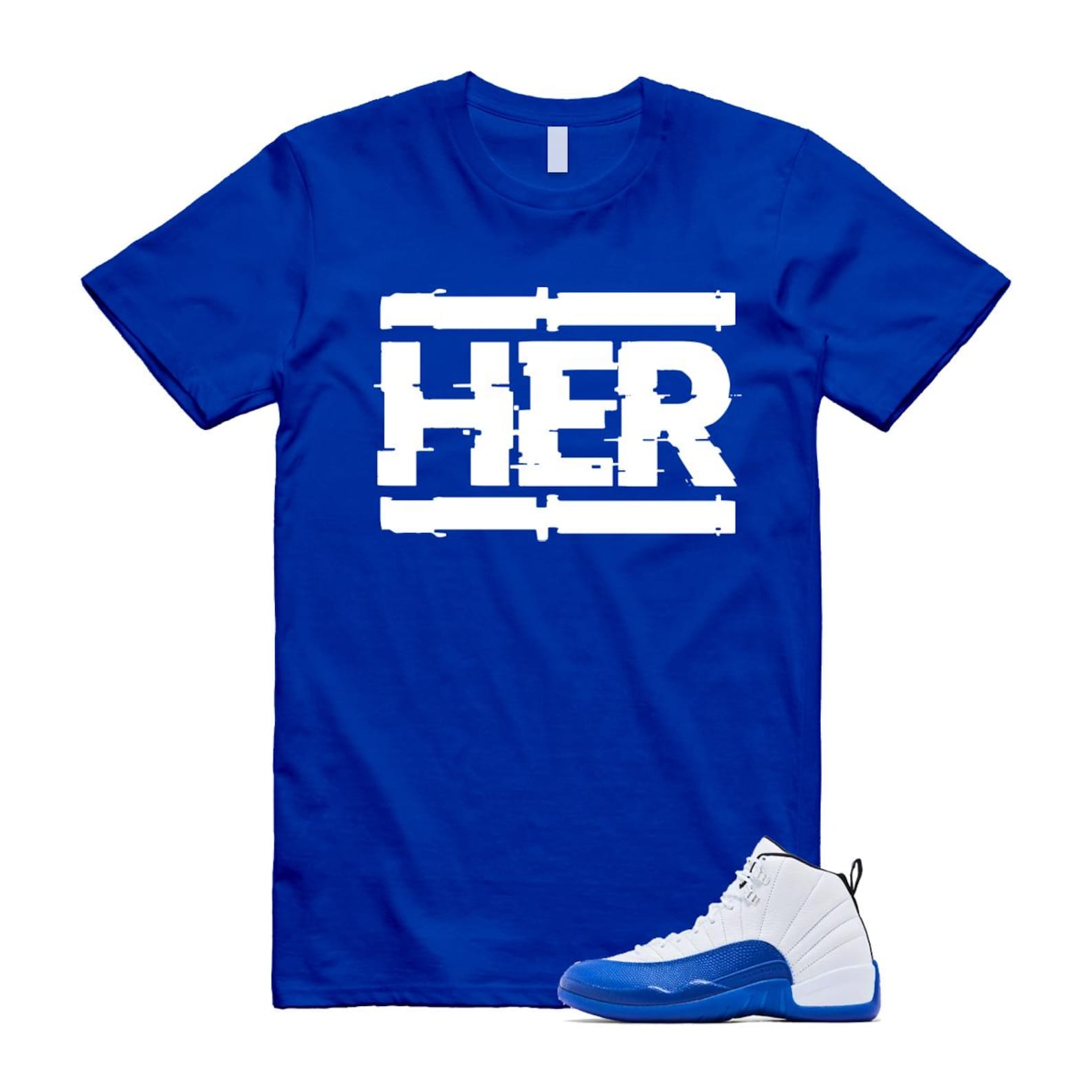 12 Blueberry Game Royal Blue White Black Shirt To Match Her T-Shirt 2024