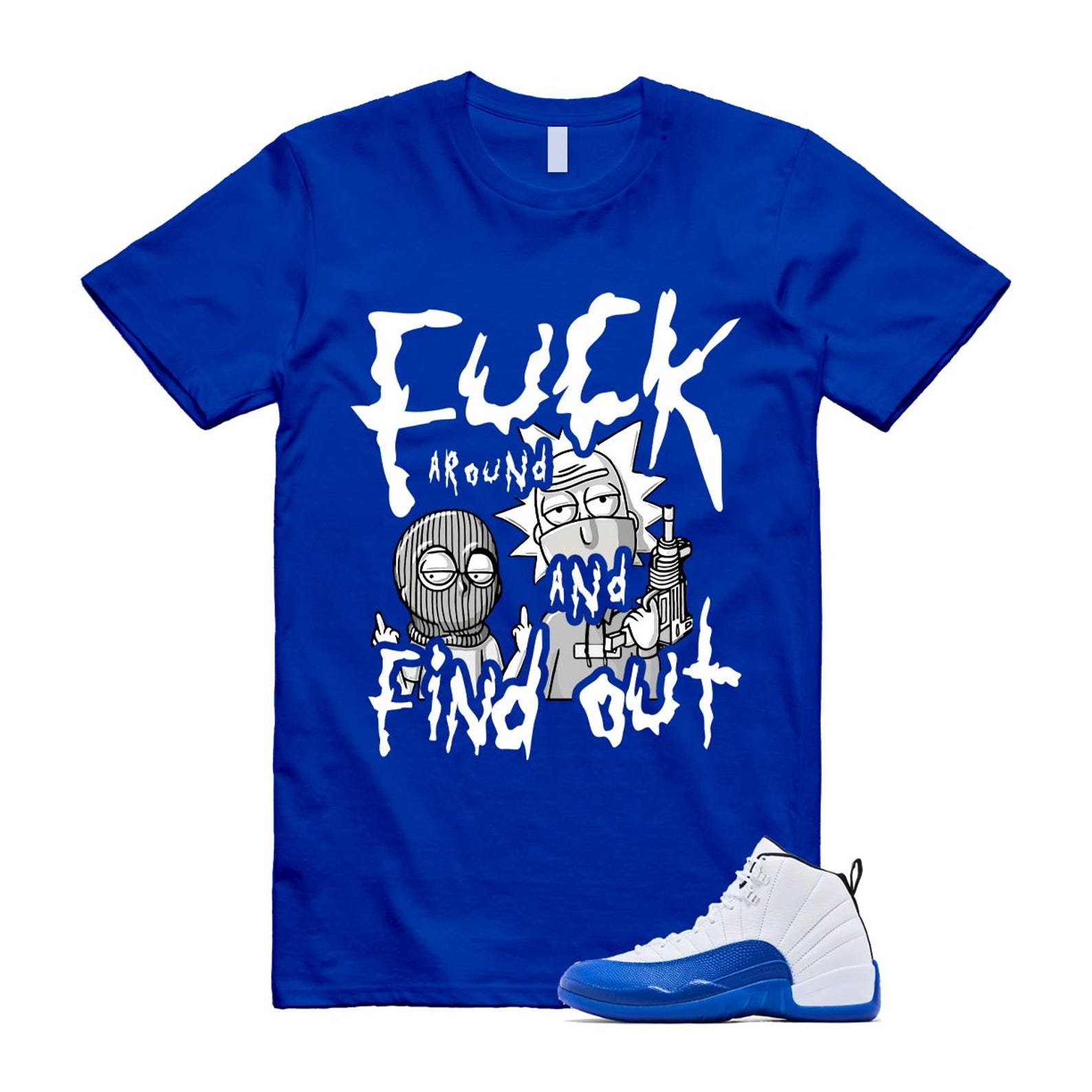 12 Blueberry Game Royal Blue White Black Shirt To Match Morty T-Shirt 2024