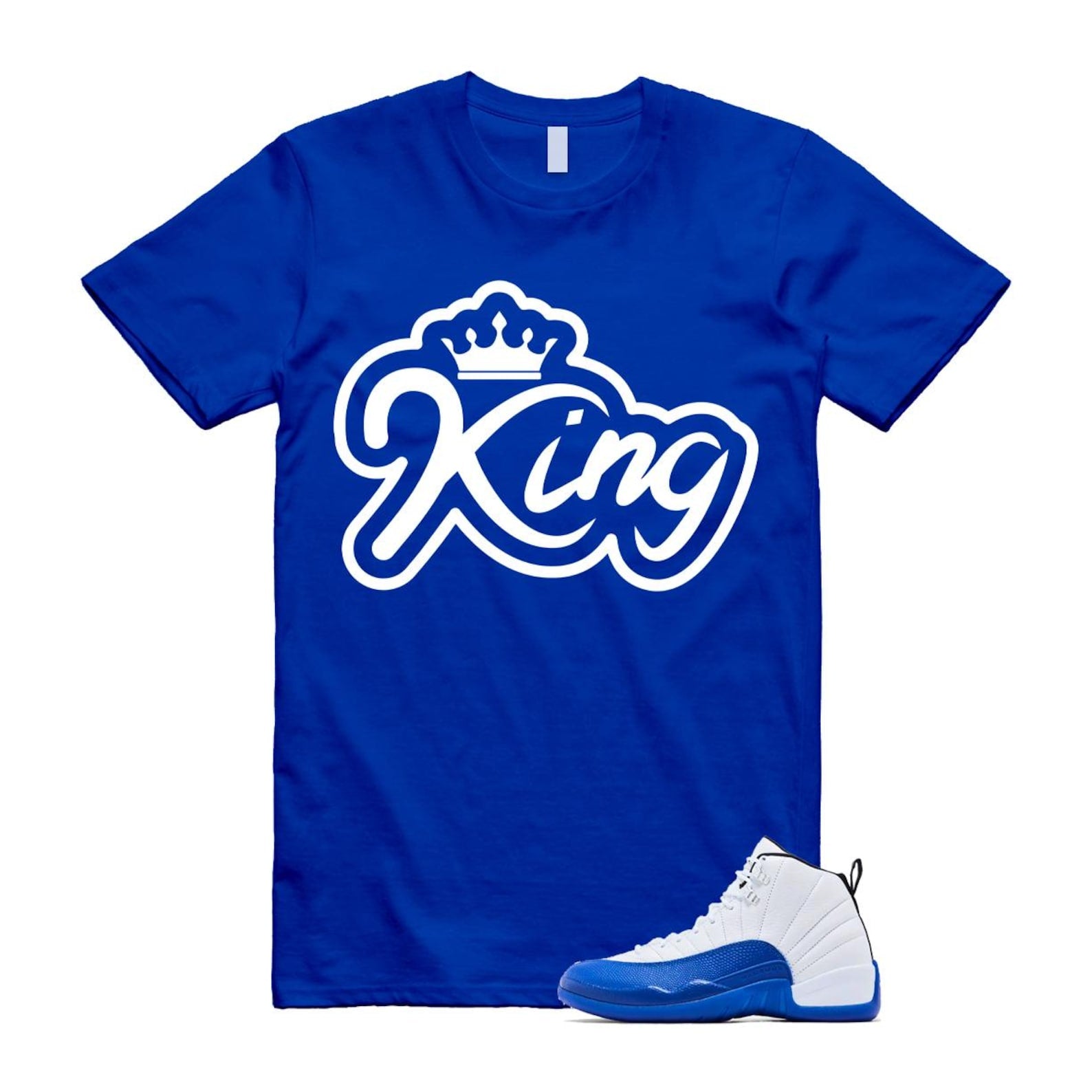 12 Blueberry Game Royal Blue White Black Shirt To Match King T-Shirt 2024