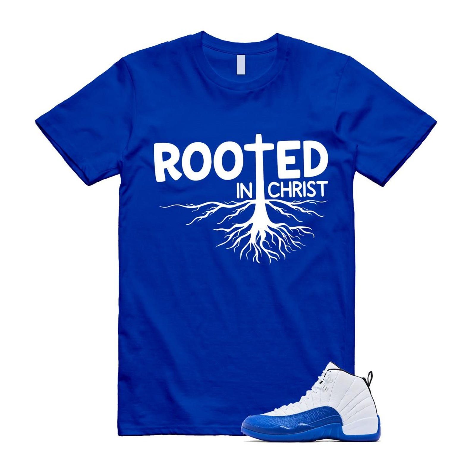 12 Blueberry Game Royal Blue White Black Shirt To Match Rooted T-Shirt 2024