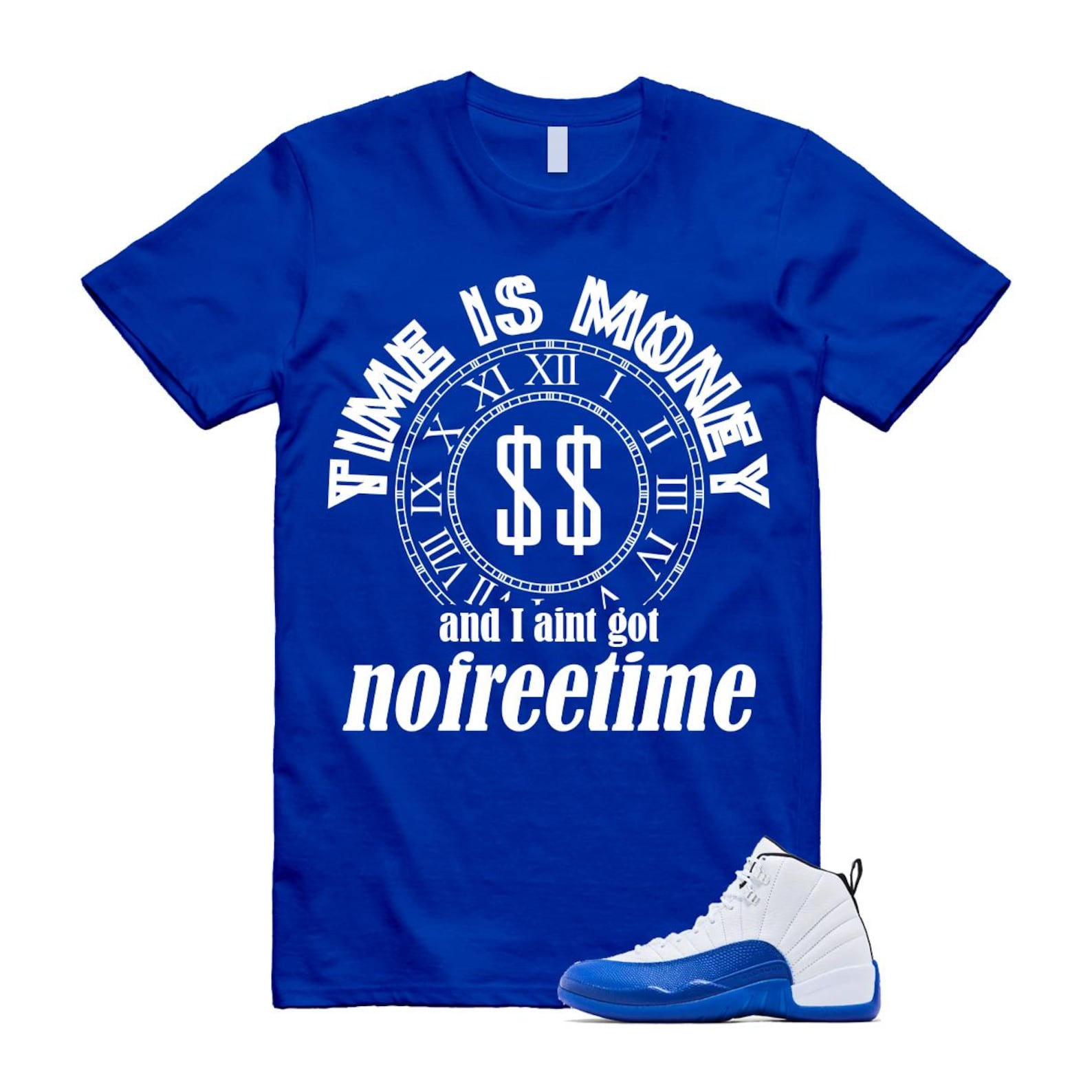12 Blueberry Game Royal Blue White Black Shirt To Match Free T-Shirt 2024