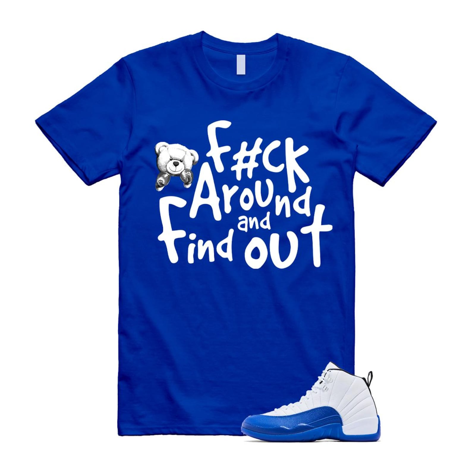 12 Blueberry Game Royal Blue White Black Shirt To Match Fck T-Shirt 2024
