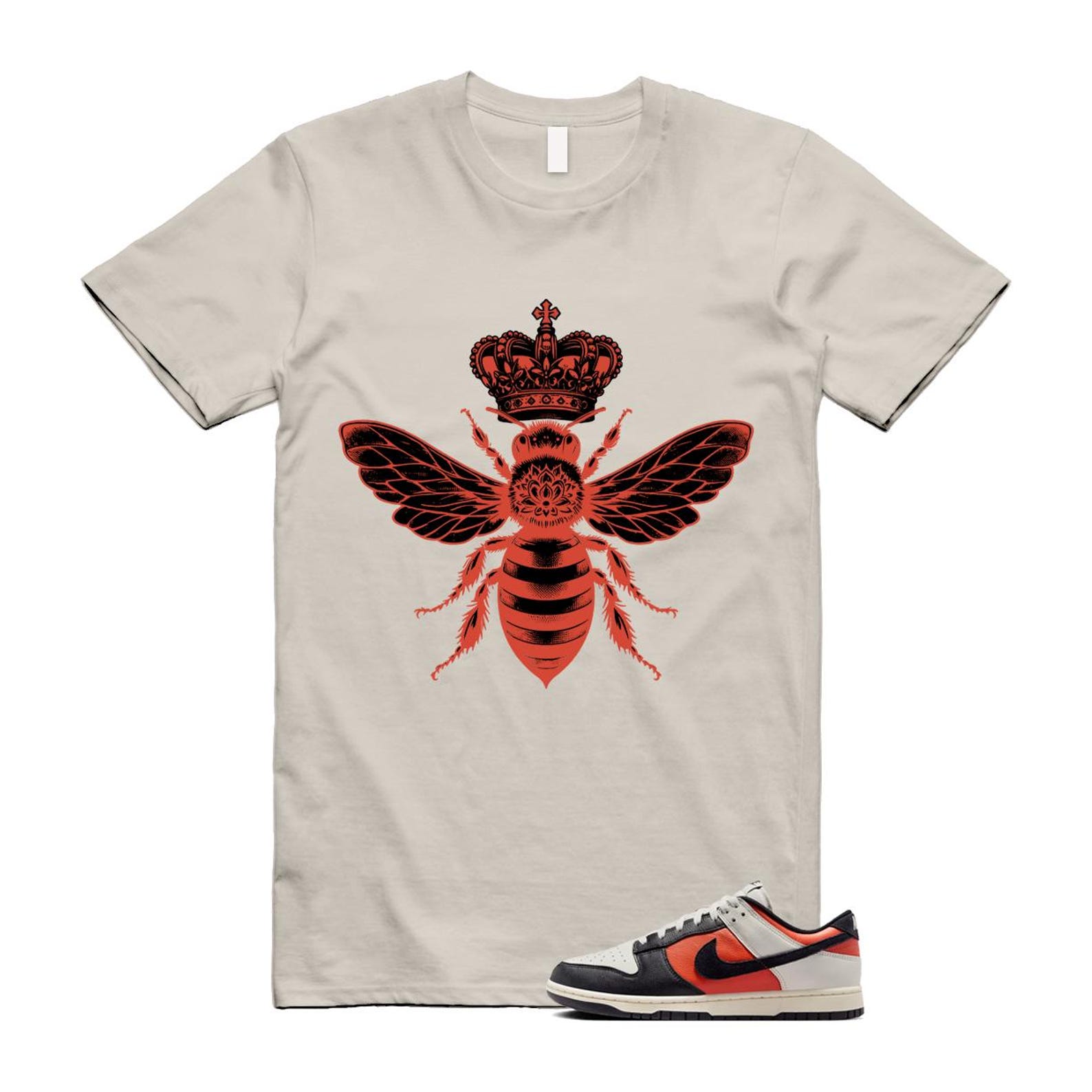 Dunk Vintage Coral Pale Ivory Phantom Black Low Shirt To Match Bee T-Shirt 2024