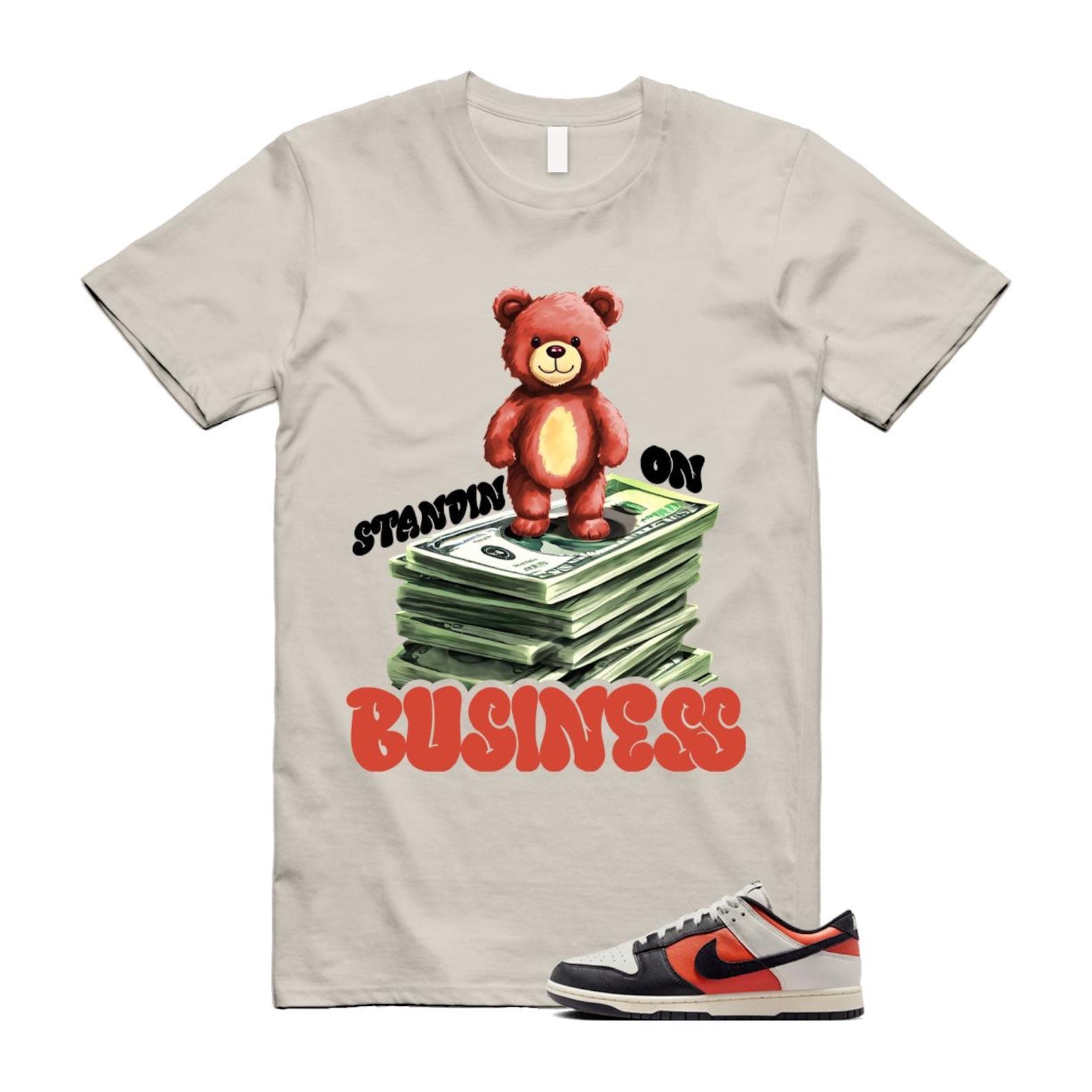Dunk Vintage Coral Pale Ivory Phantom Black Low Shirt To Match Stand On Business T-Shirt 2024