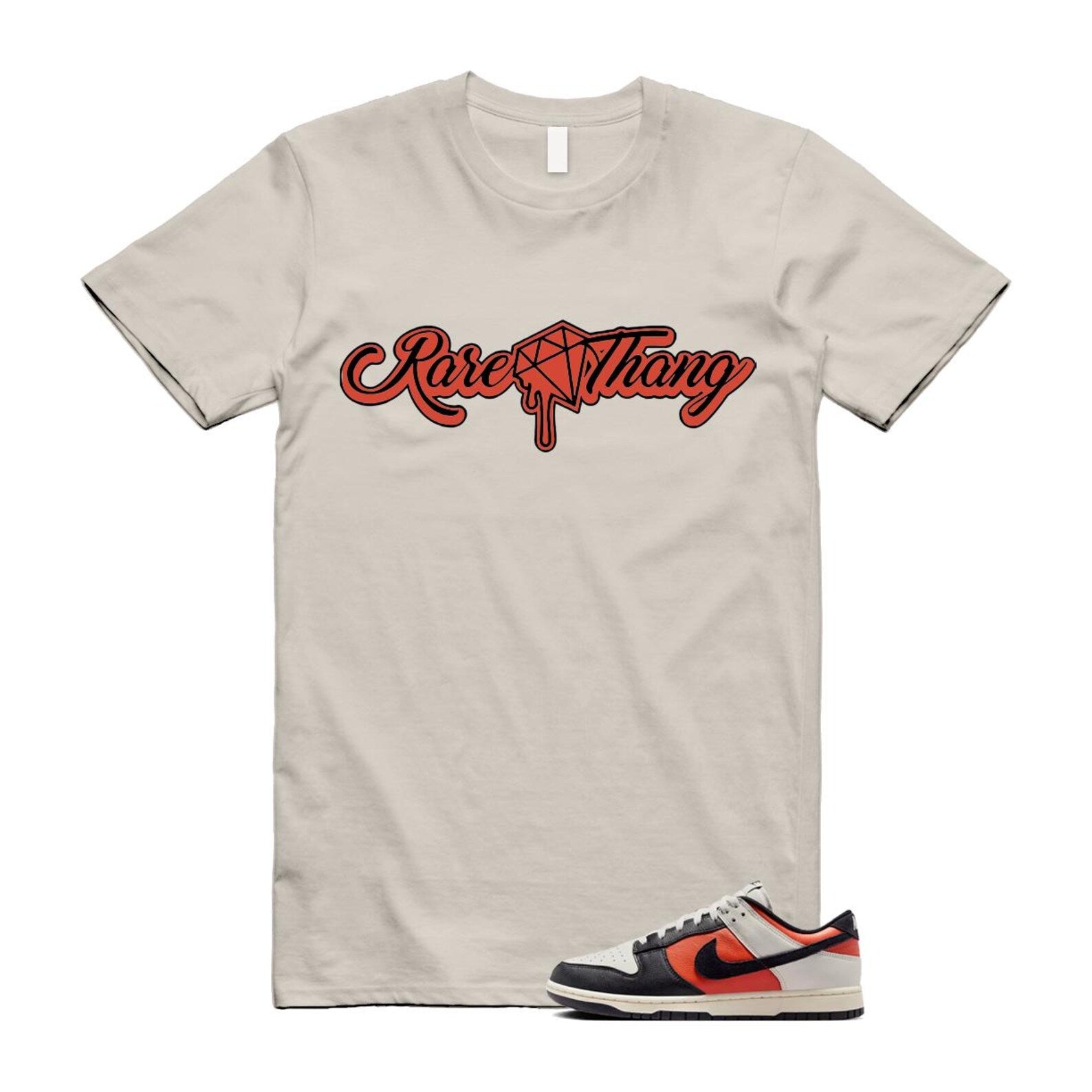 Dunk Vintage Coral Pale Ivory Phantom Black Low Shirt To Match Rare T-Shirt 2024