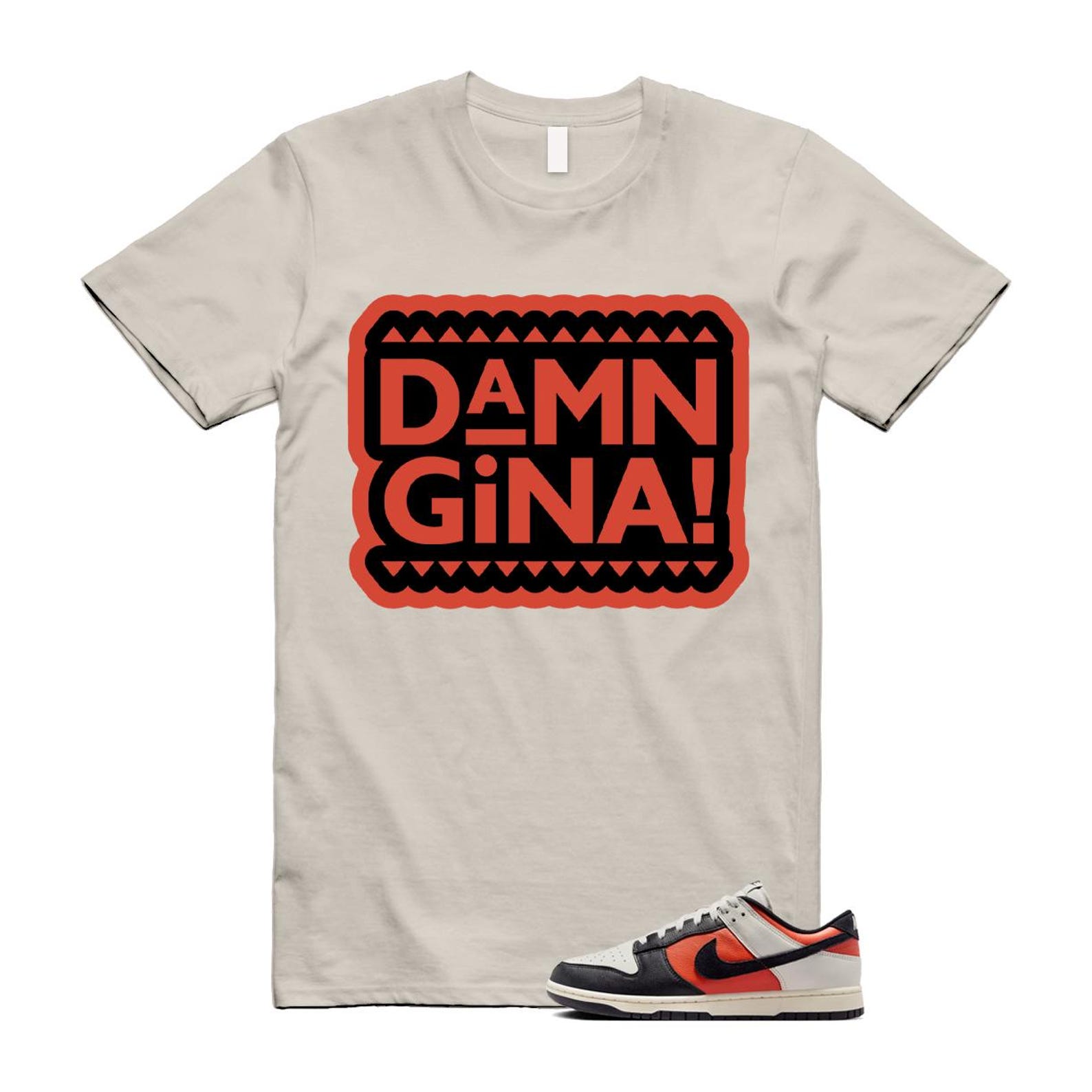 Dunk Vintage Coral Pale Ivory Phantom Black Low Shirt To Match Gina T-Shirt 2024