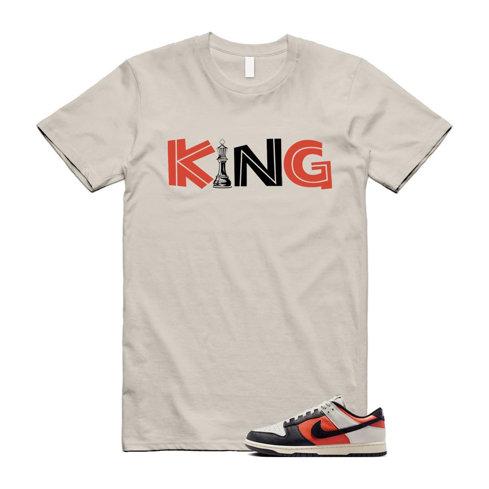 Dunk Vintage Coral Pale Ivory Phantom Black Low Shirt To Match King T-Shirt 2024