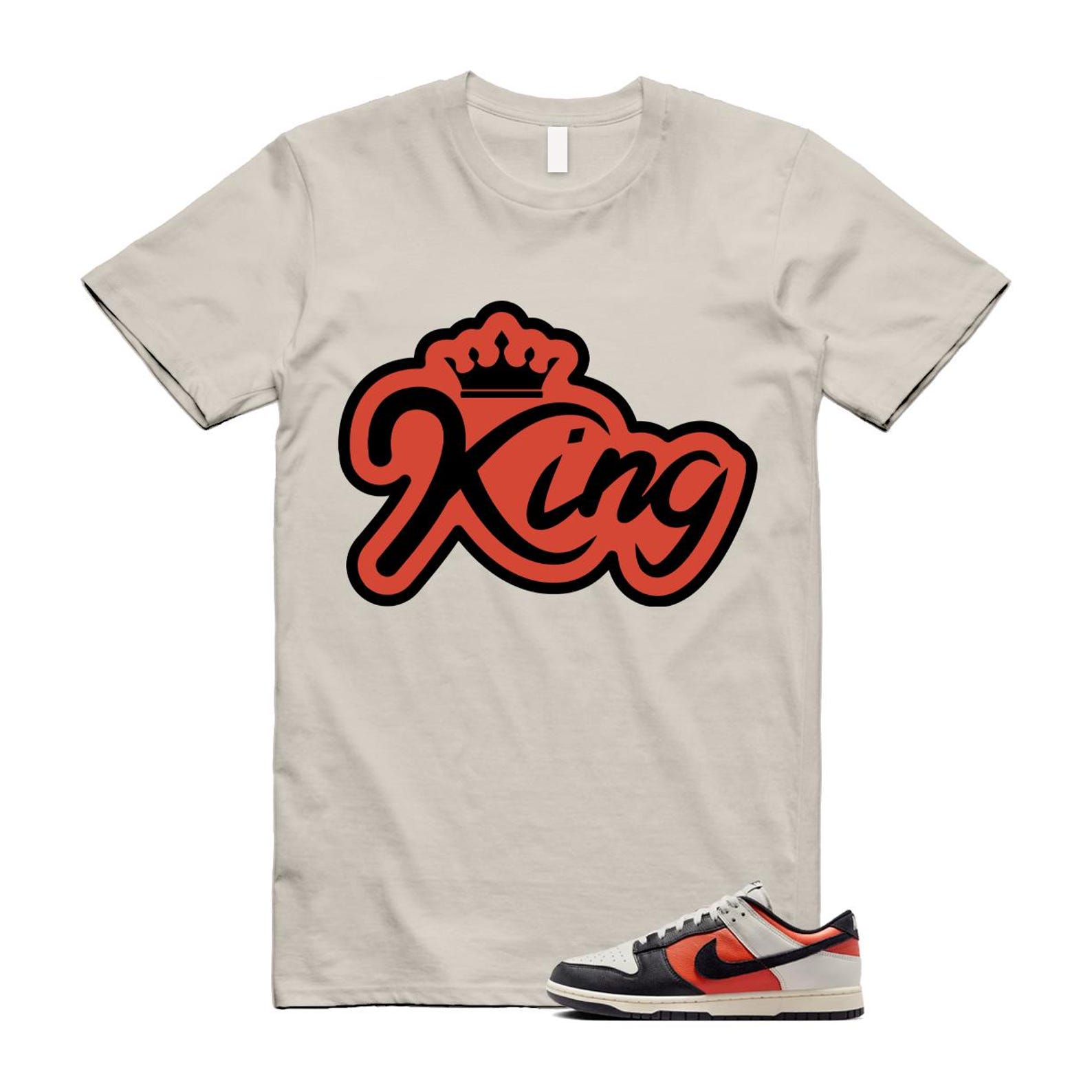 Dunk Vintage Coral Pale Ivory Phantom Black Low Shirt To Match King T-Shirt 2024