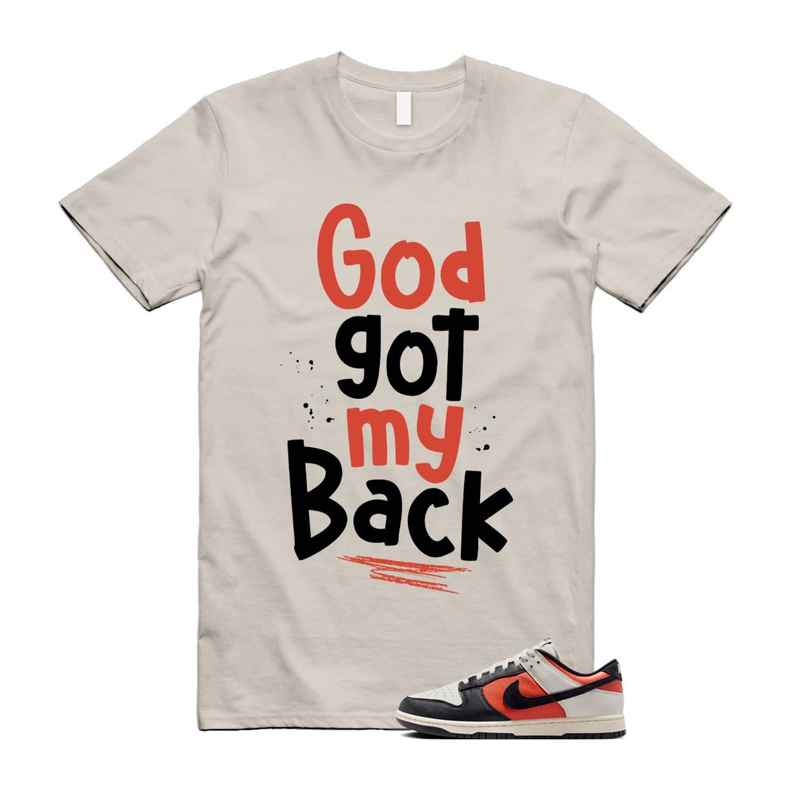 Dunk Vintage Coral Pale Ivory Phantom Black Low Shirt To Match God T-Shirt 2024