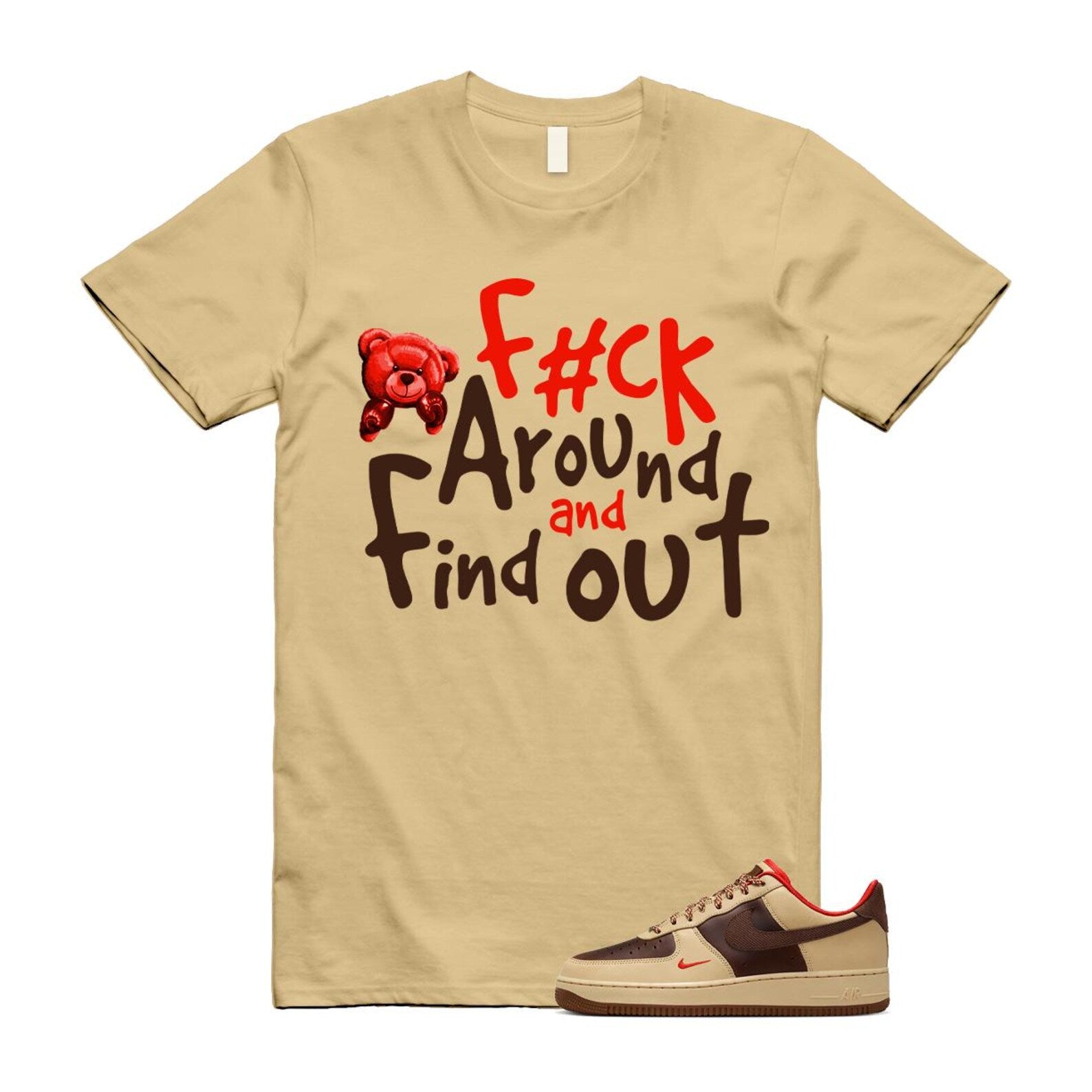 Air Force 1 Low '07 Light British Tan Shirt To Match Fck T-Shirt 2024