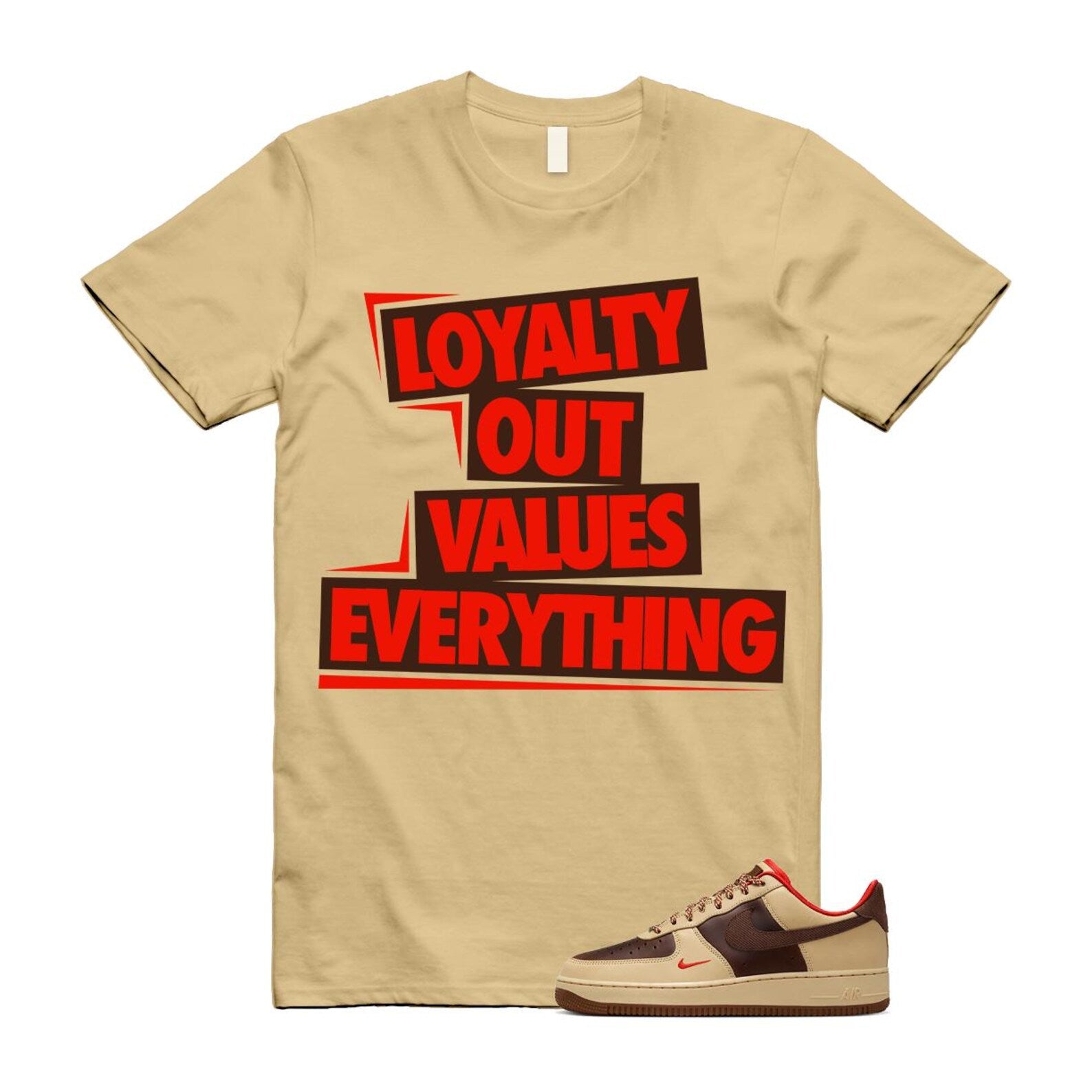 Air Force 1 Low '07 Light British Tan Shirt To Match Love T-Shirt 2024