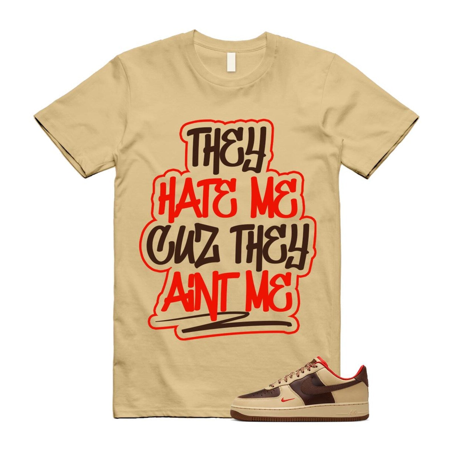 Air Force 1 Low '07 Light British Tan Shirt To Match Aint T-Shirt 2024