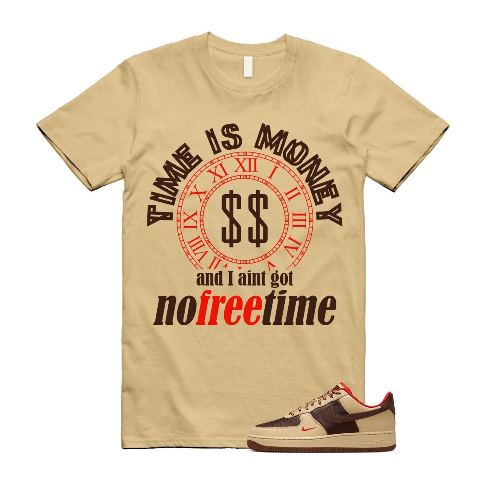 Air Force 1 Low '07 Light British Tan Shirt To Match Free Time T-Shirt 2024