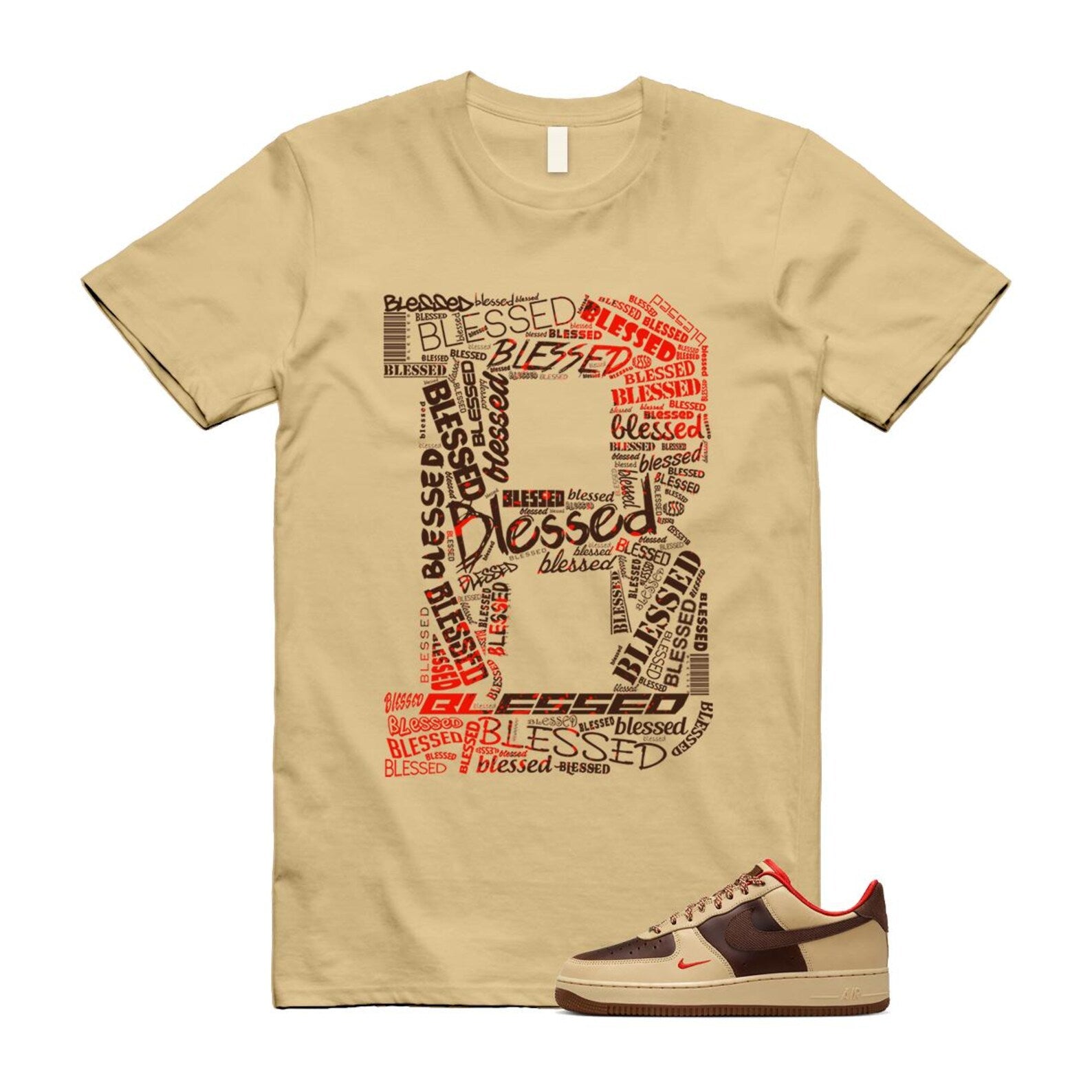 Air Force 1 Low '07 Light British Tan Shirt To Match B T-Shirt 2024