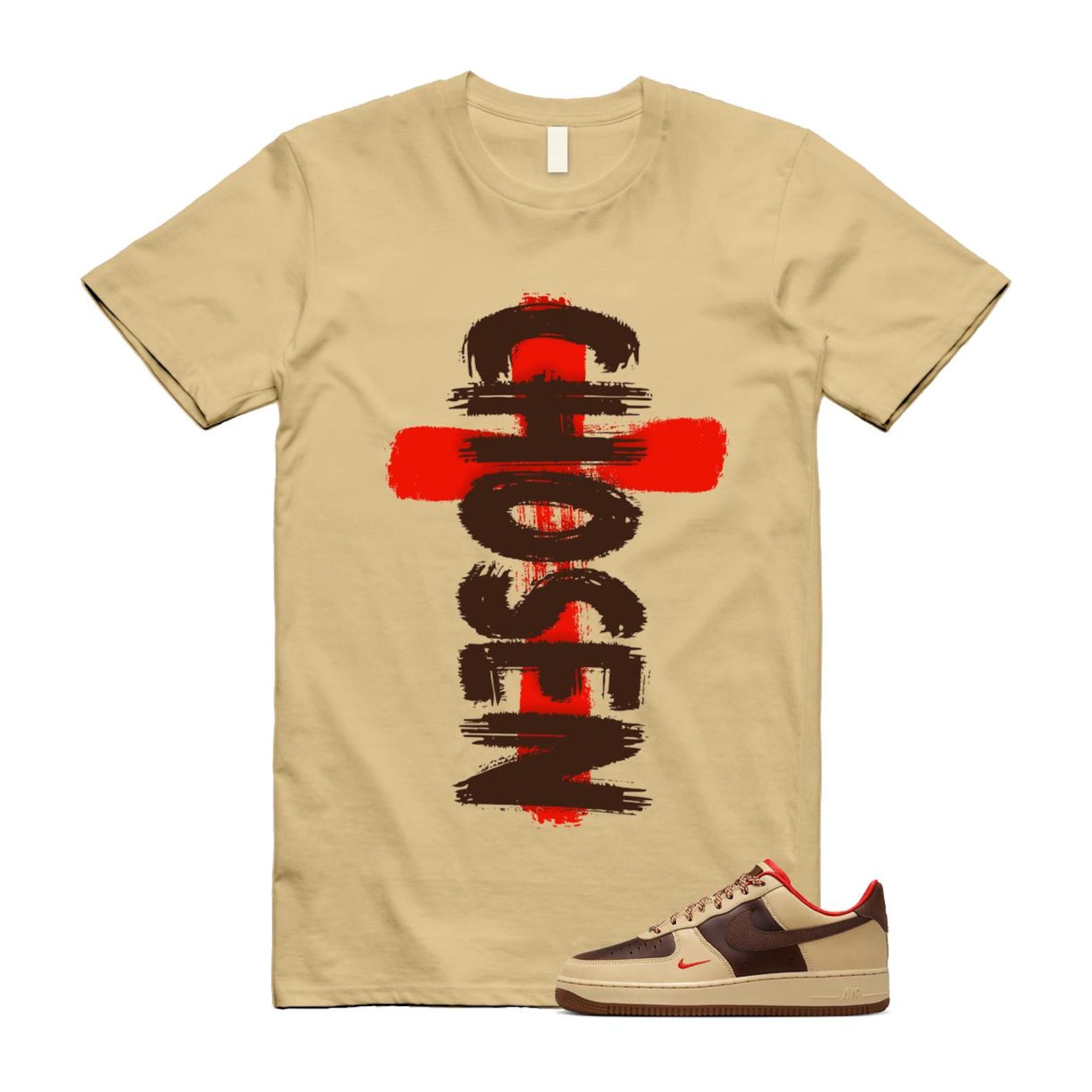 Air Force 1 Low '07 Light British Tan Shirt To Match Chosen T-Shirt 2024