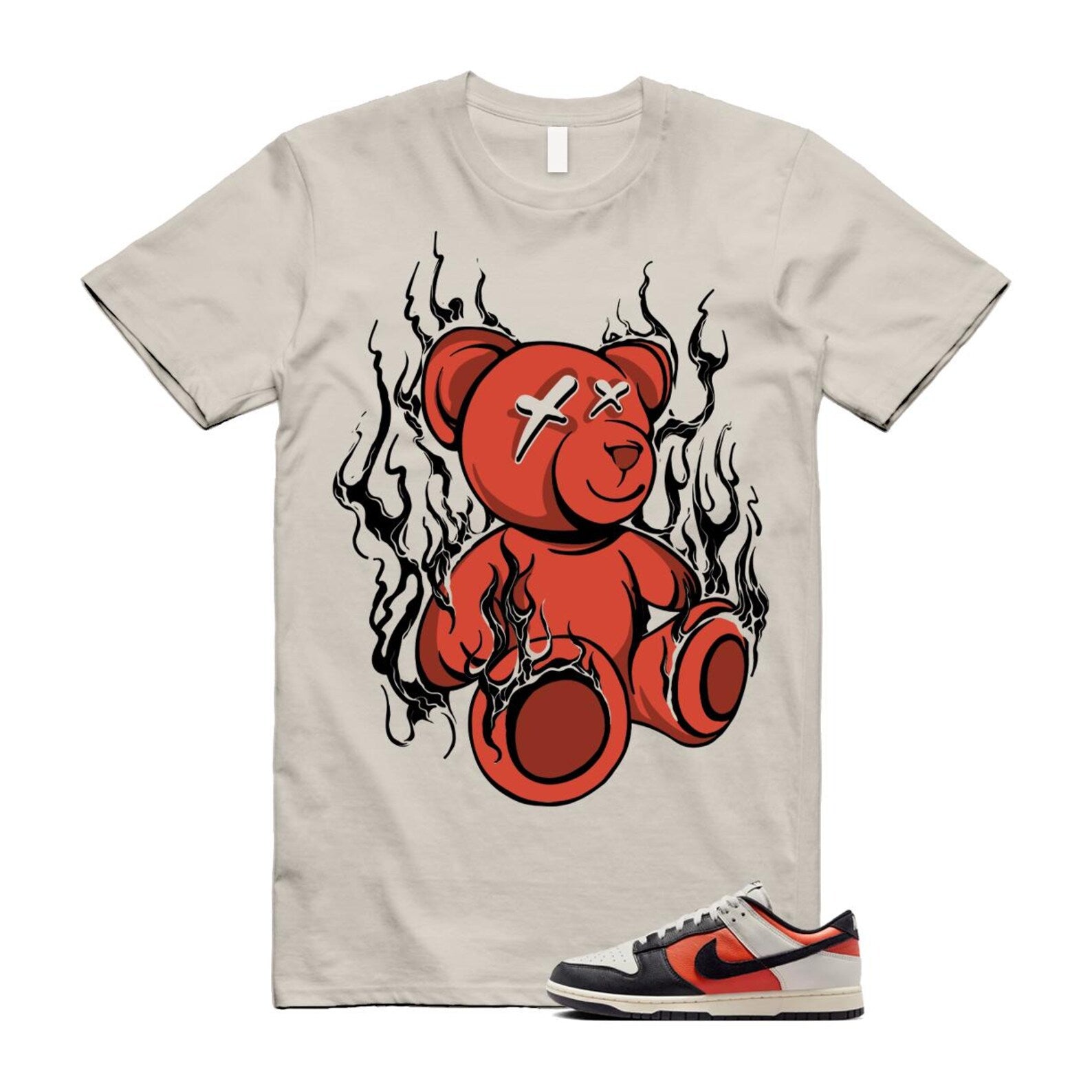 Dunk Vintage Coral Pale Ivory Phantom Black Low Shirt To Match Lit T-Shirt 2024