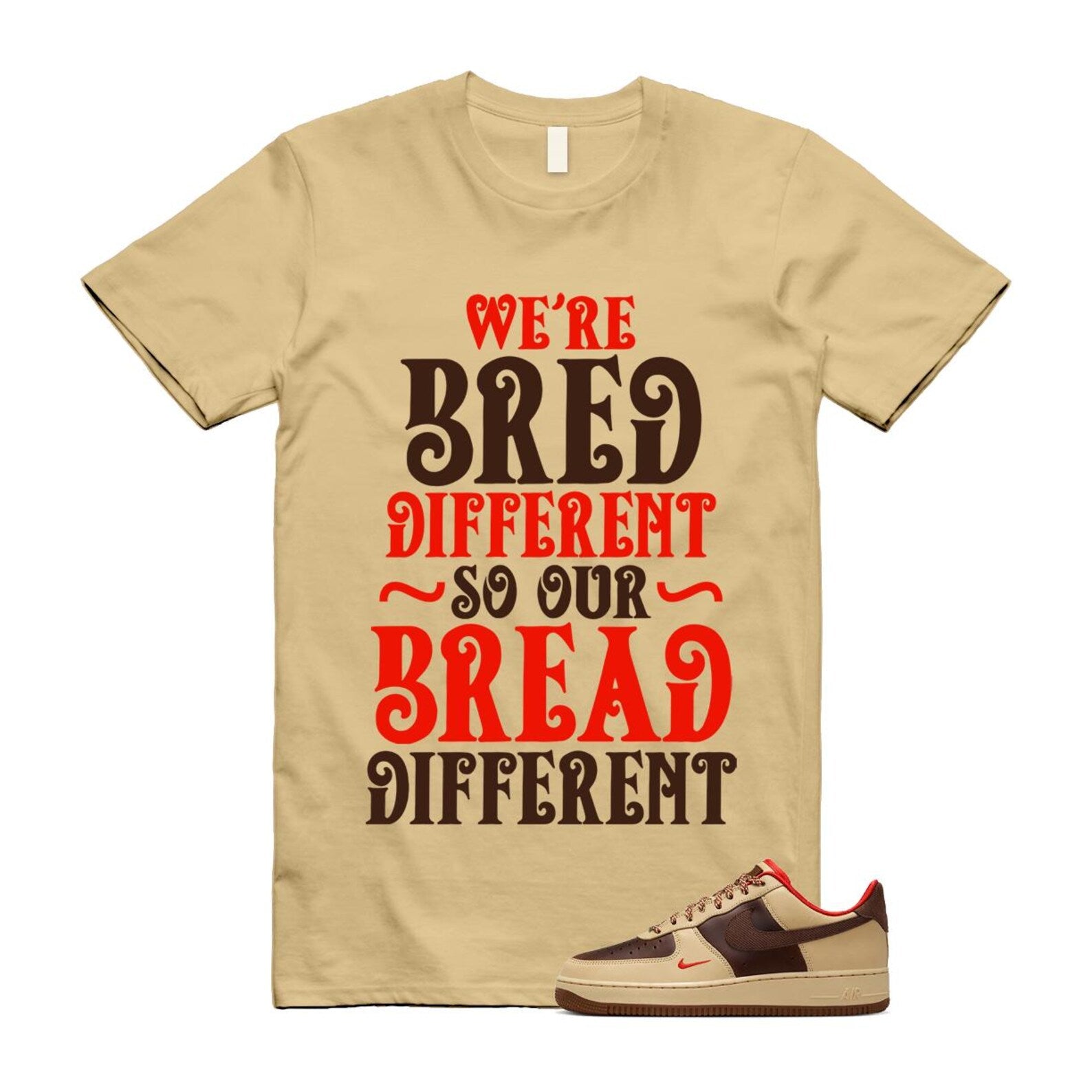 Air Force 1 Low '07 Light British Tan Shirt To Match Bread T-Shirt 2024